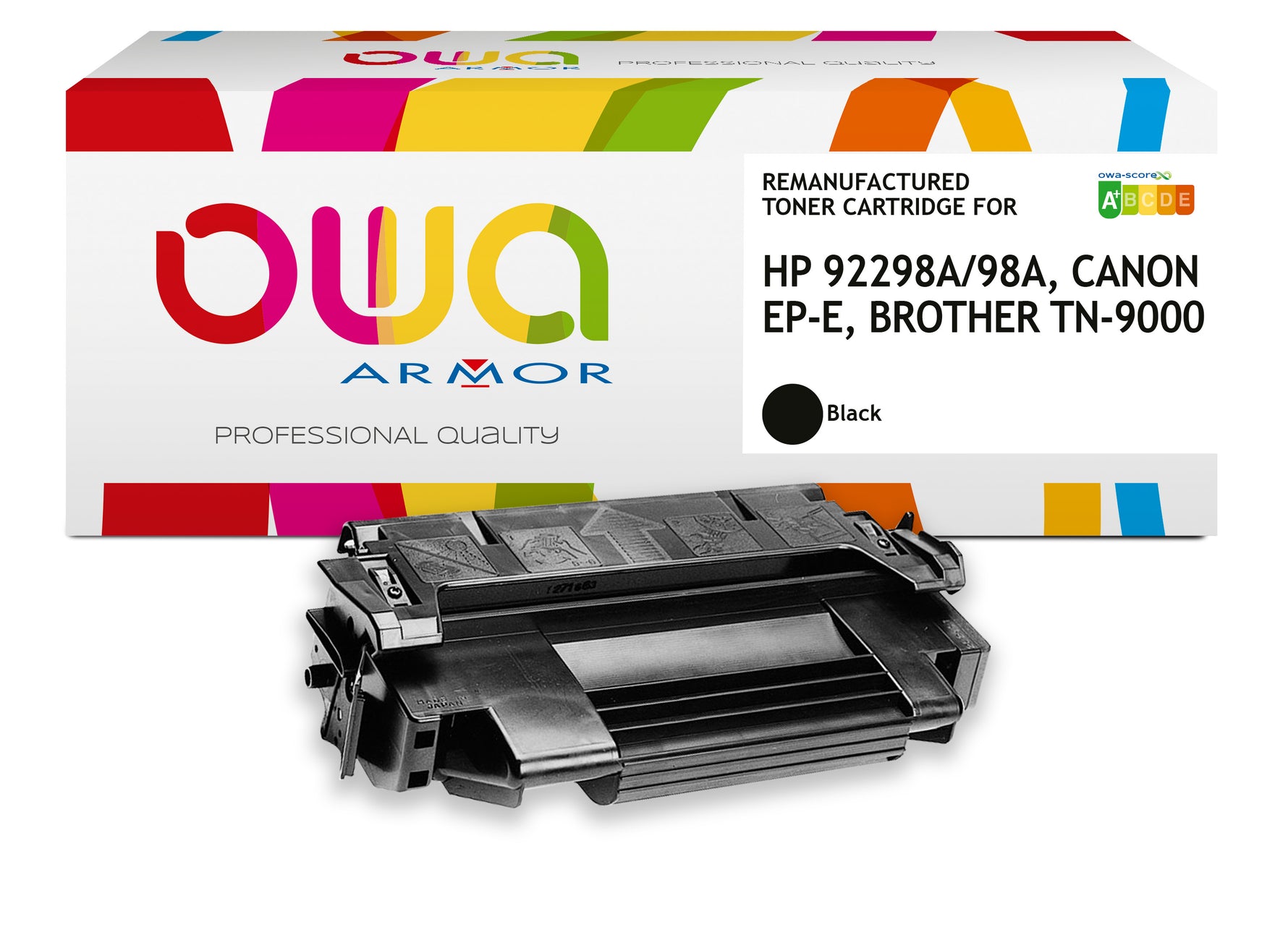 Hp Canon Ep-E, Hp 92298A, Brother Tn-9000 - Remanufactured Toner Owa - Black