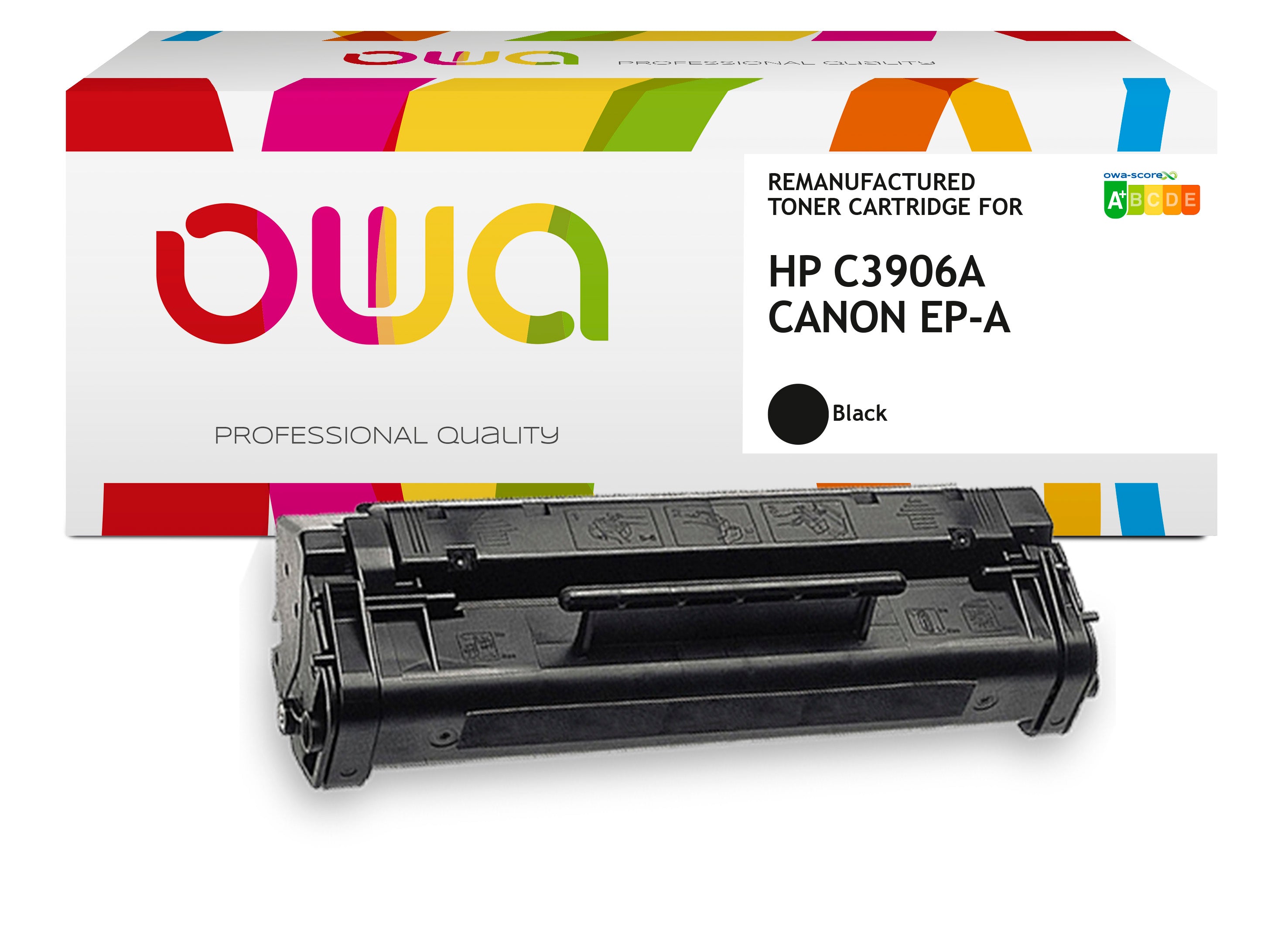 Hp Canon Ep-A, Hp C3906a - Remanufactured Toner Owa - Black
