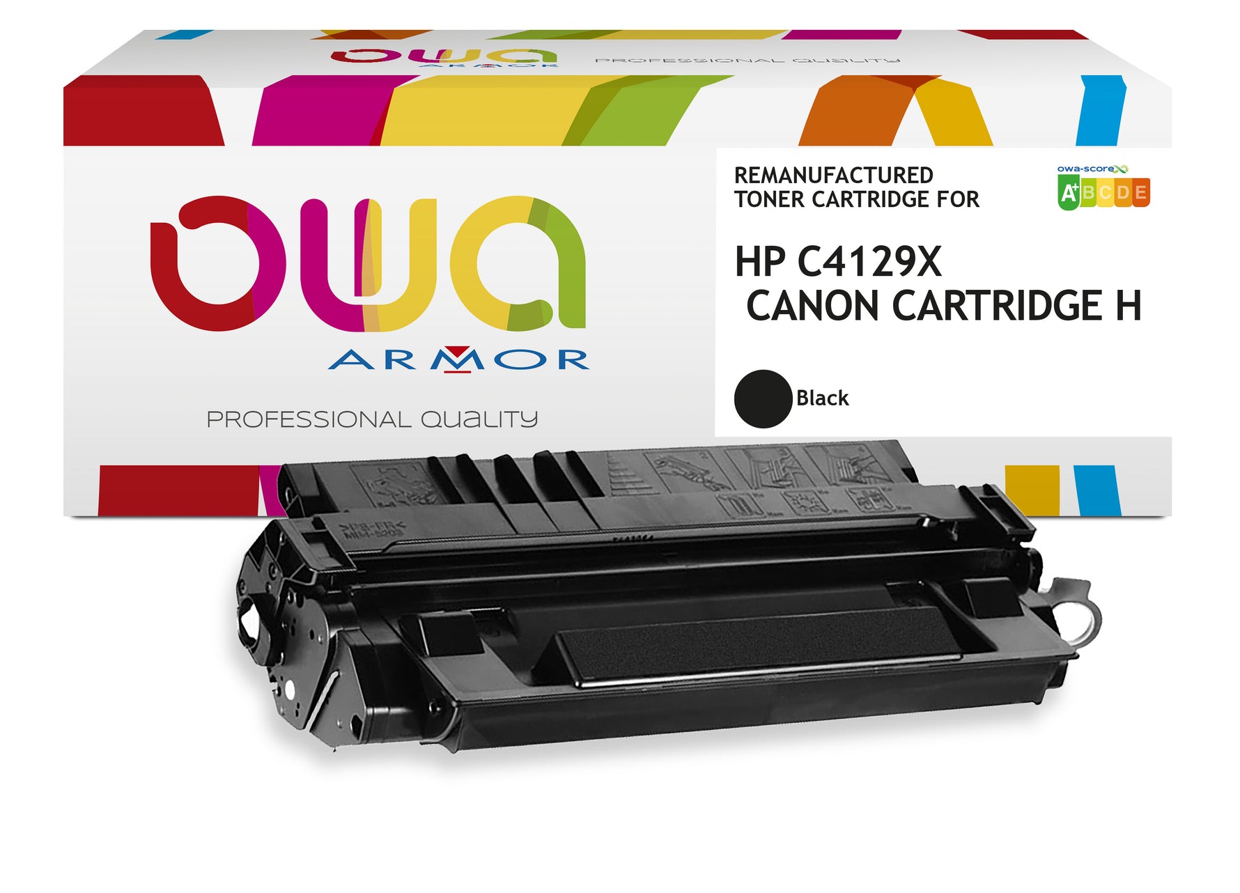 Hp Hp C4129x, Canon Cartridge H - Remanufactured Toner Owa - High Capacity - Black
