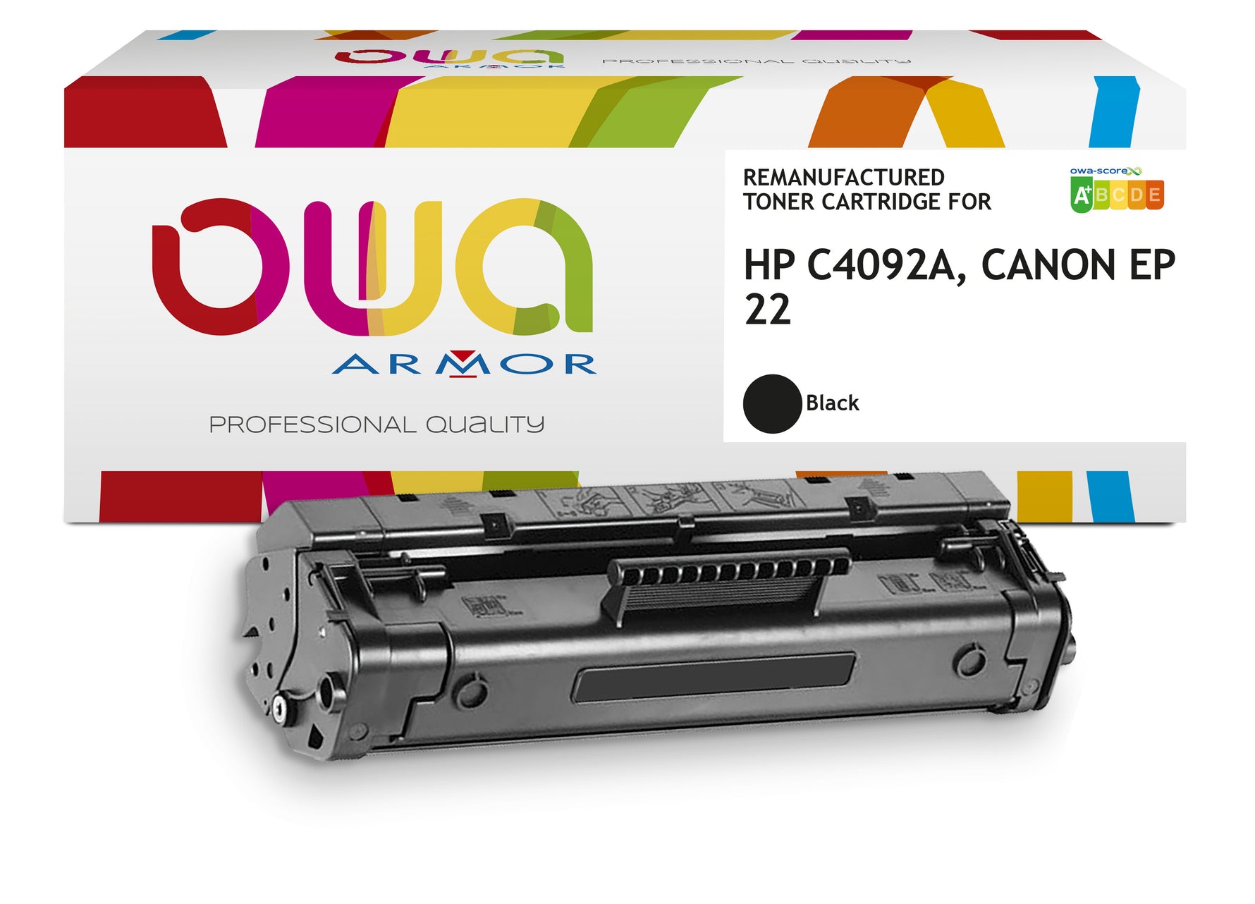 Hp Hp C4092a, Canon Ep-22 - Remanufactured Toner Owa - Black