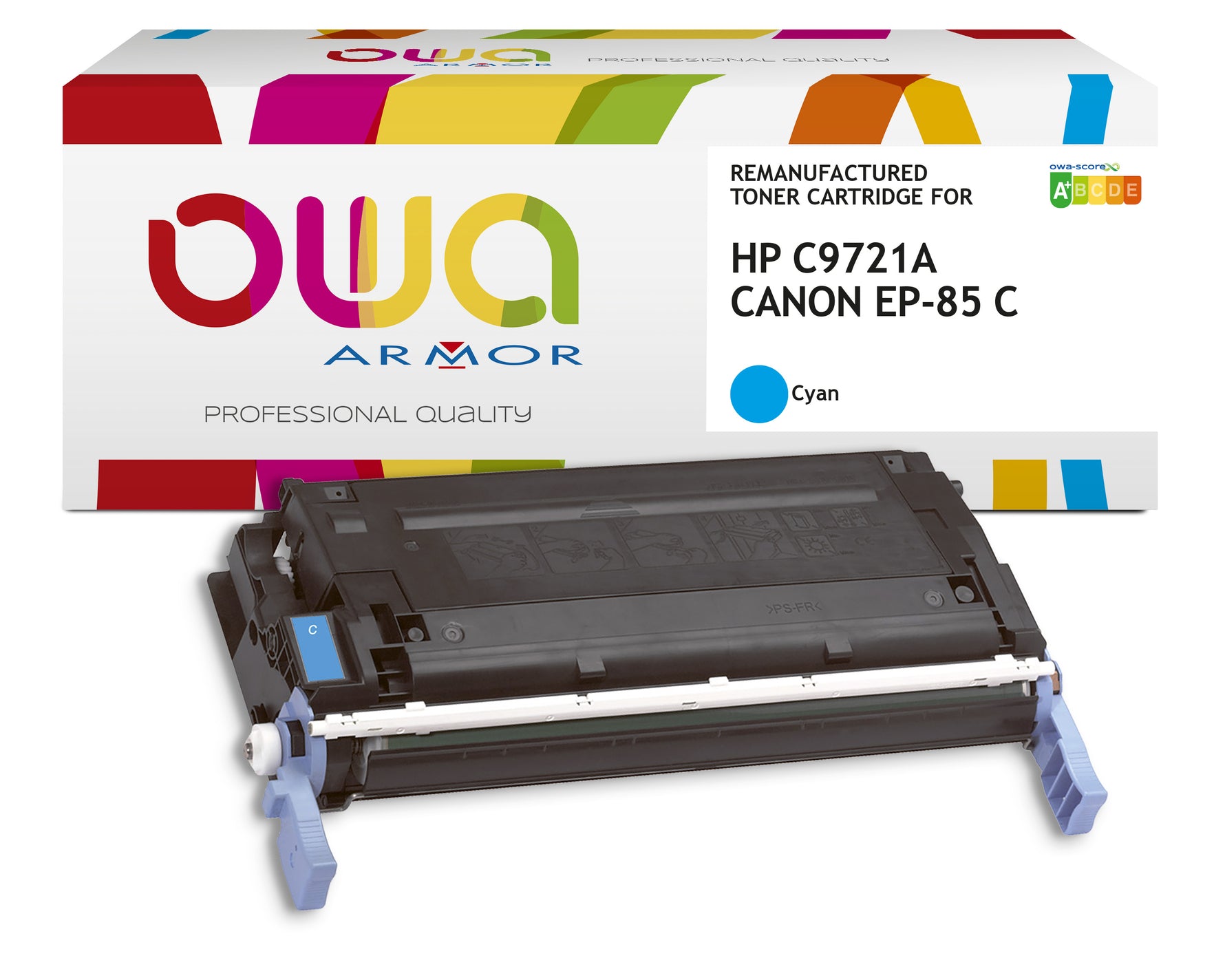 Hp Hp C9721a, Canon Ep-85 C - Remanufactured Toner Owa - Cyan
