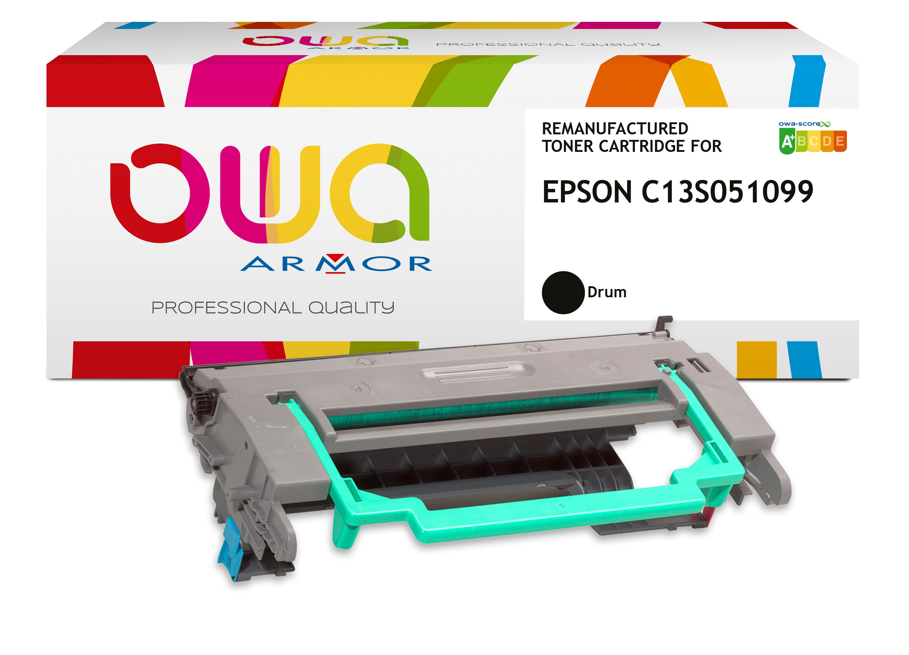 Epson Epson C13s051099, Konica Minolta 1710568001 - Remanufactured Drum Owa - Black