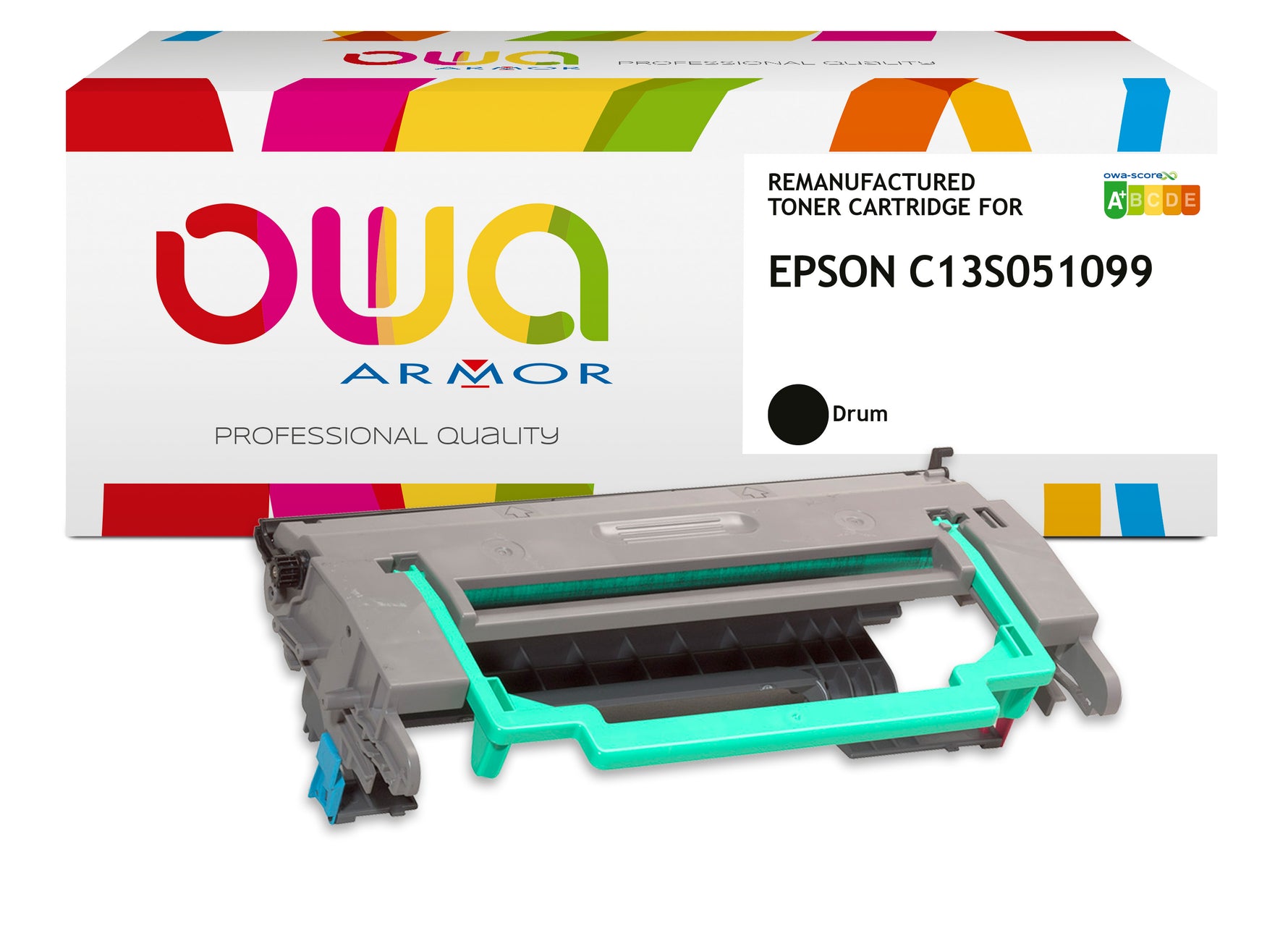 Epson Epson C13s051099, Konica Minolta 1710568001 - Remanufactured Drum Owa - Black