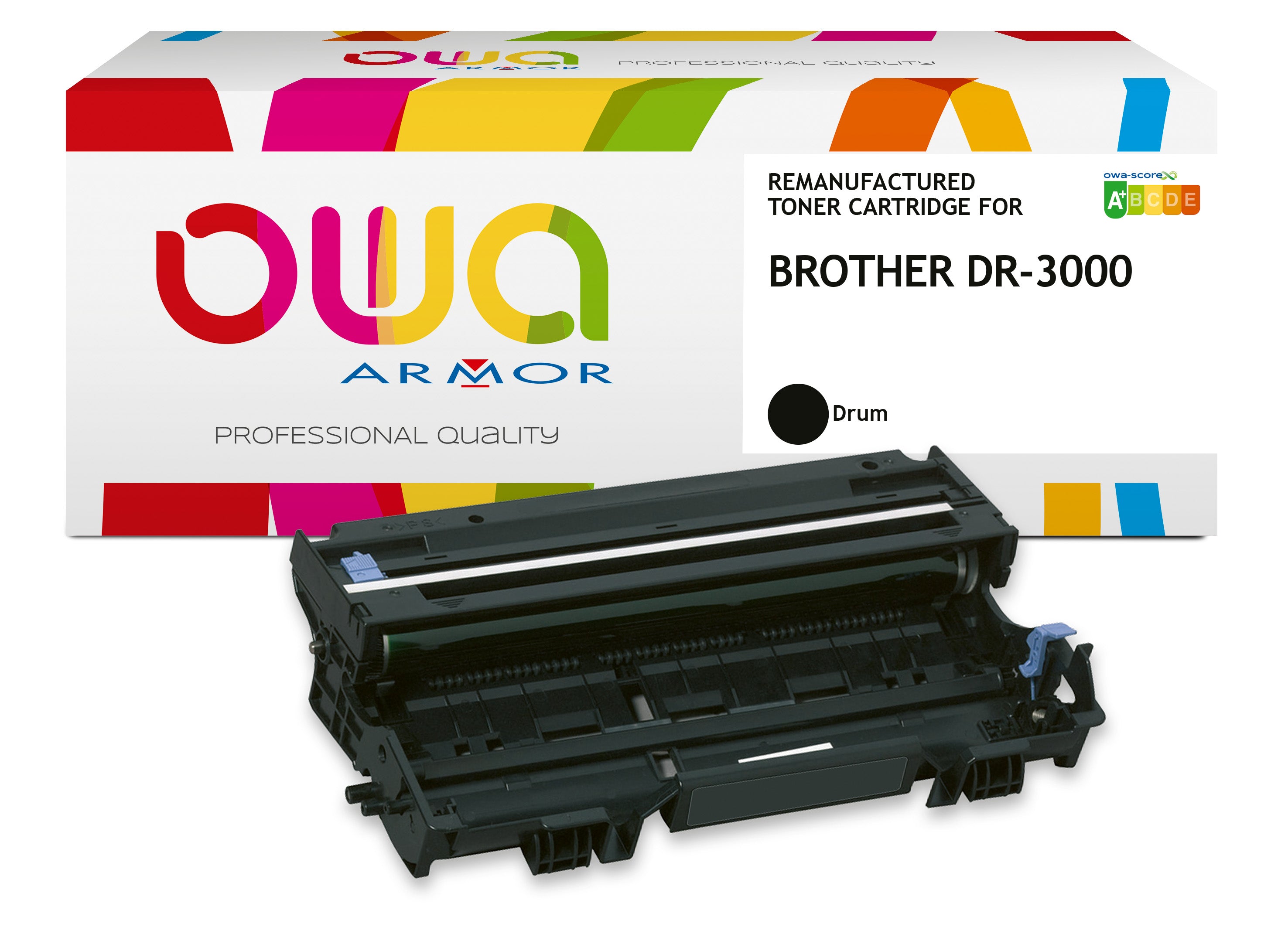 Brother Brother Dr-3000 - Remanufactured Drum Owa - Black