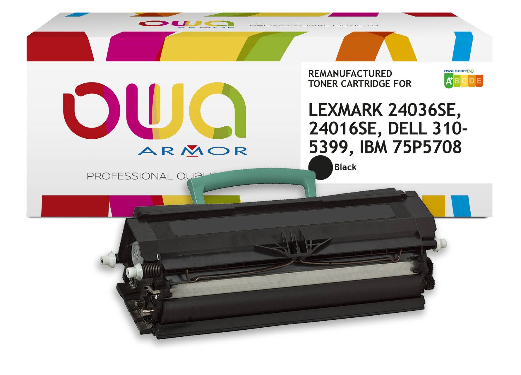 Lexmark Lexmark 24036Se, 24016Se, Dell 310-5399, Ibm 75P5708 - Remanufactured Toner Owa - Black