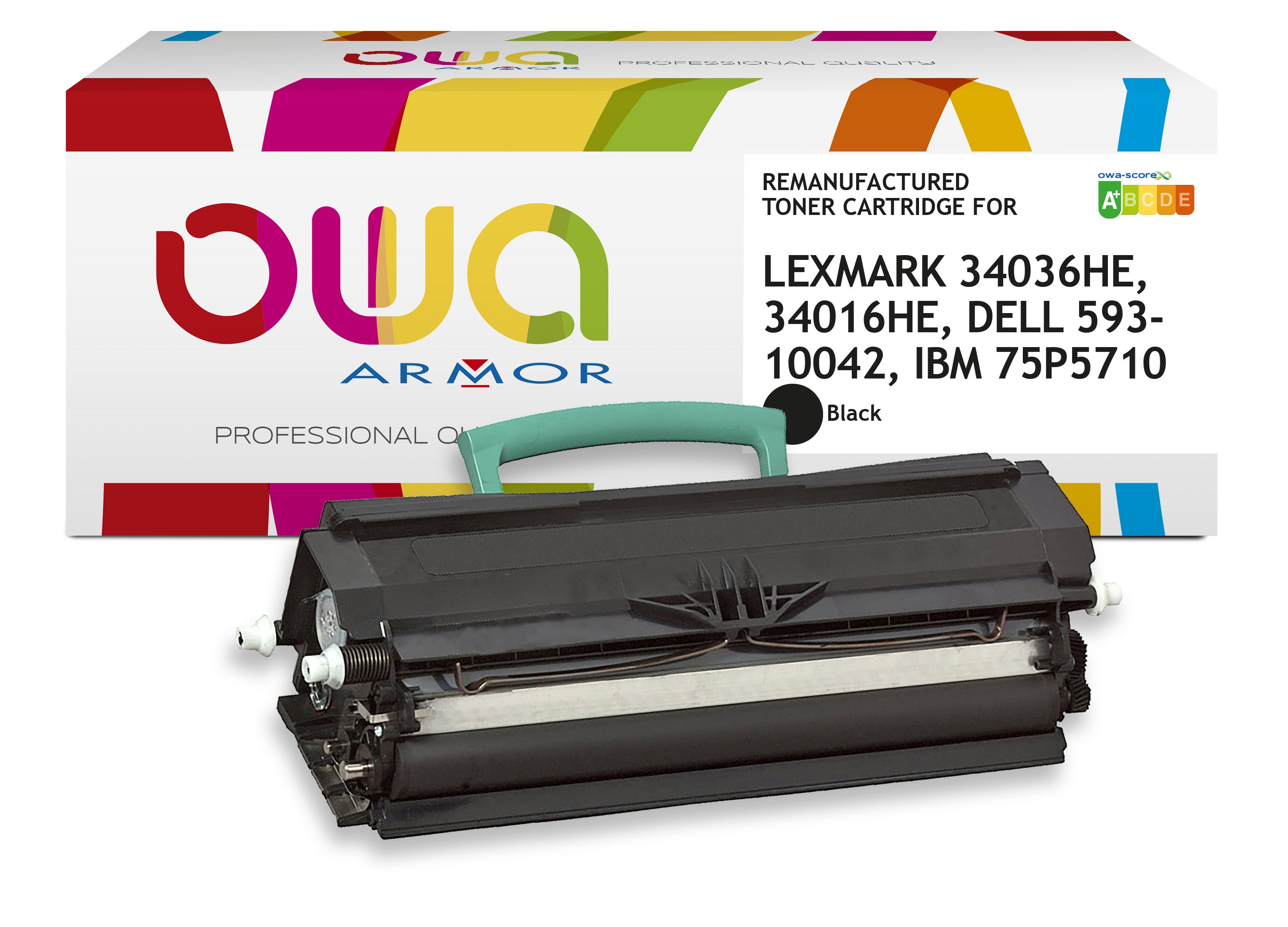 Lexmark Lexmark 34036He, 34016He, Dell 593-10042, Ibm 75P5710 - Remanufactured Toner Owa - High Capacity - B