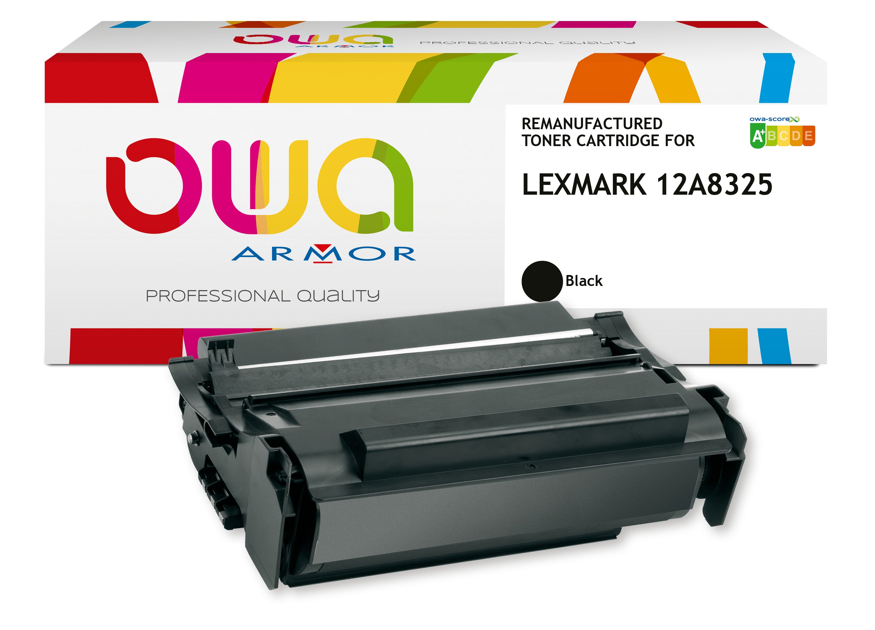 Lexmark Lexmark 12A8325, 12A8425, 12A8644, Ibm 75P6051 - Remanufactured Toner Owa - High Capacity - Black