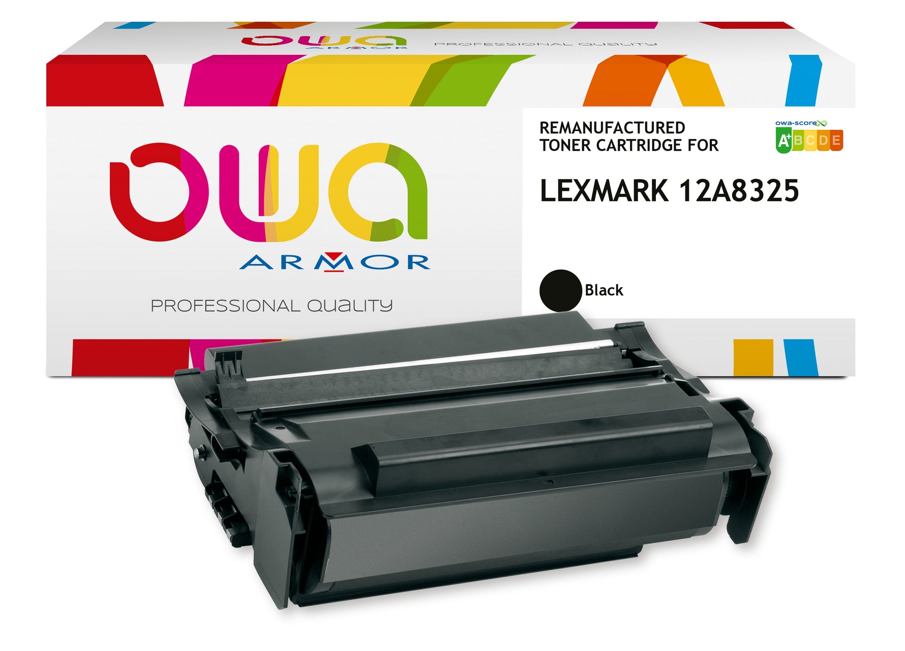 Lexmark Lexmark 12A8325, 12A8425, 12A8644, Ibm 75P6051 - Remanufactured Toner Owa - High Capacity - Black