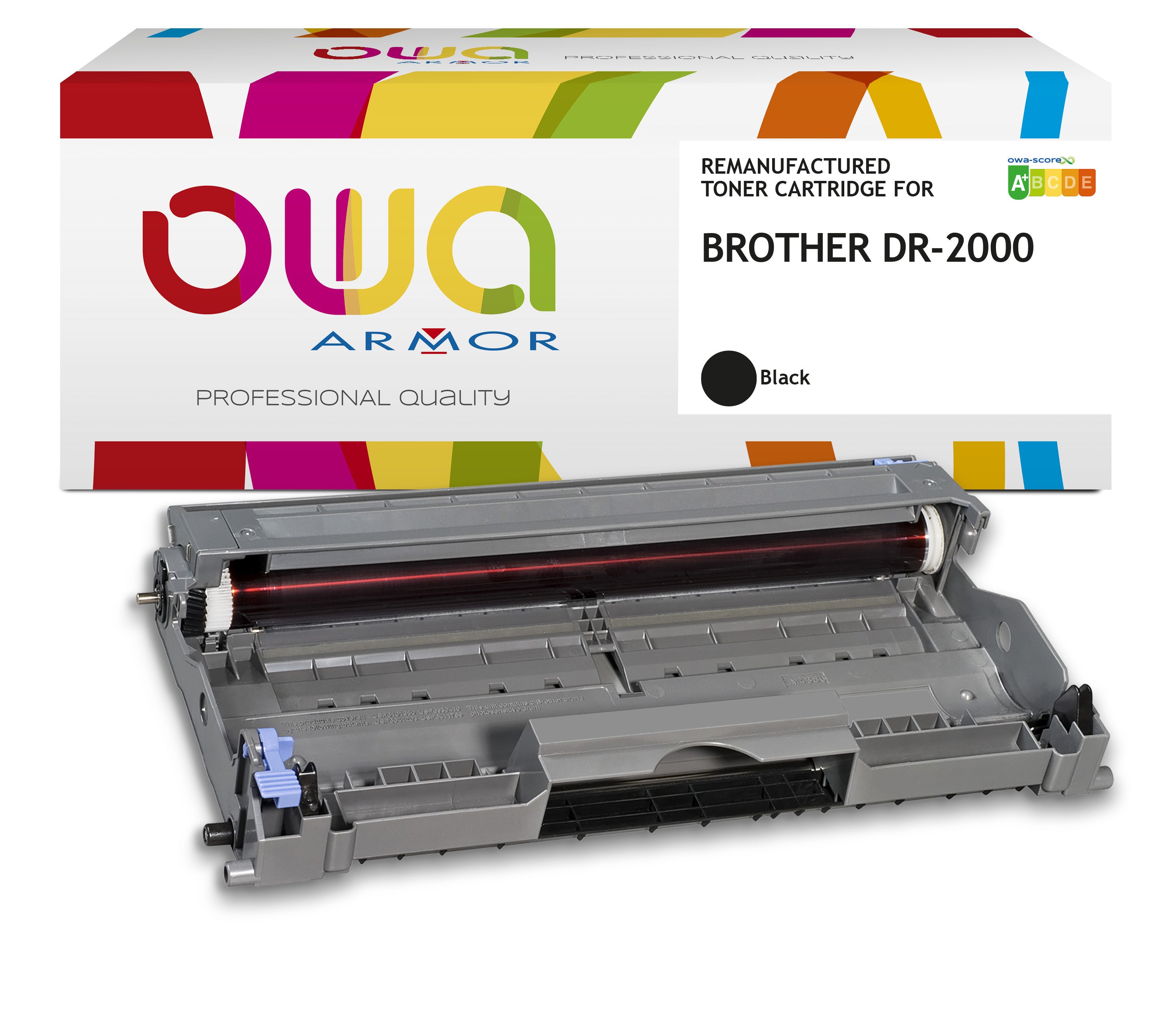 Brother Brother Dr-2000 - Remanufactured Drum Owa - Black