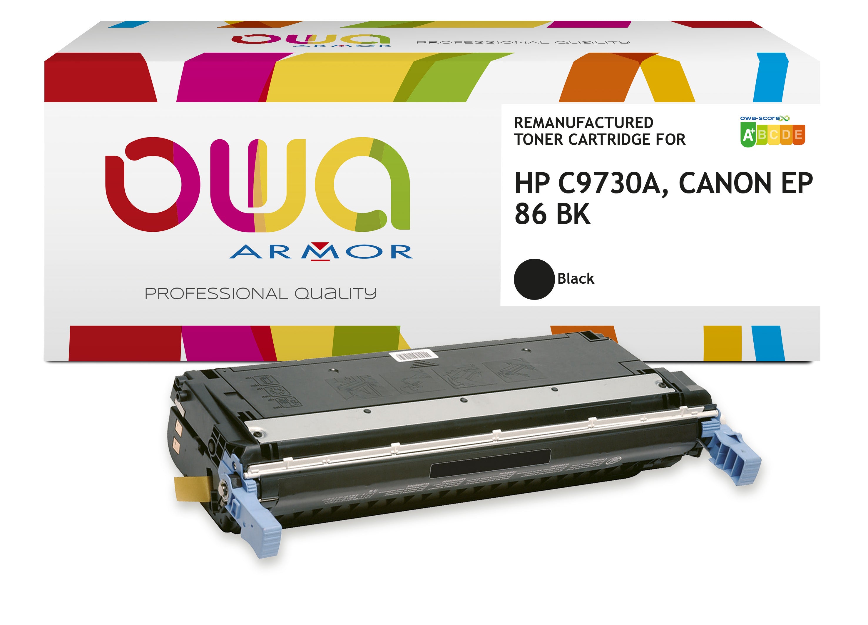 Hp Hp C9730a, Canon Ep-86 Bk - Remanufactured Toner Owa - Black