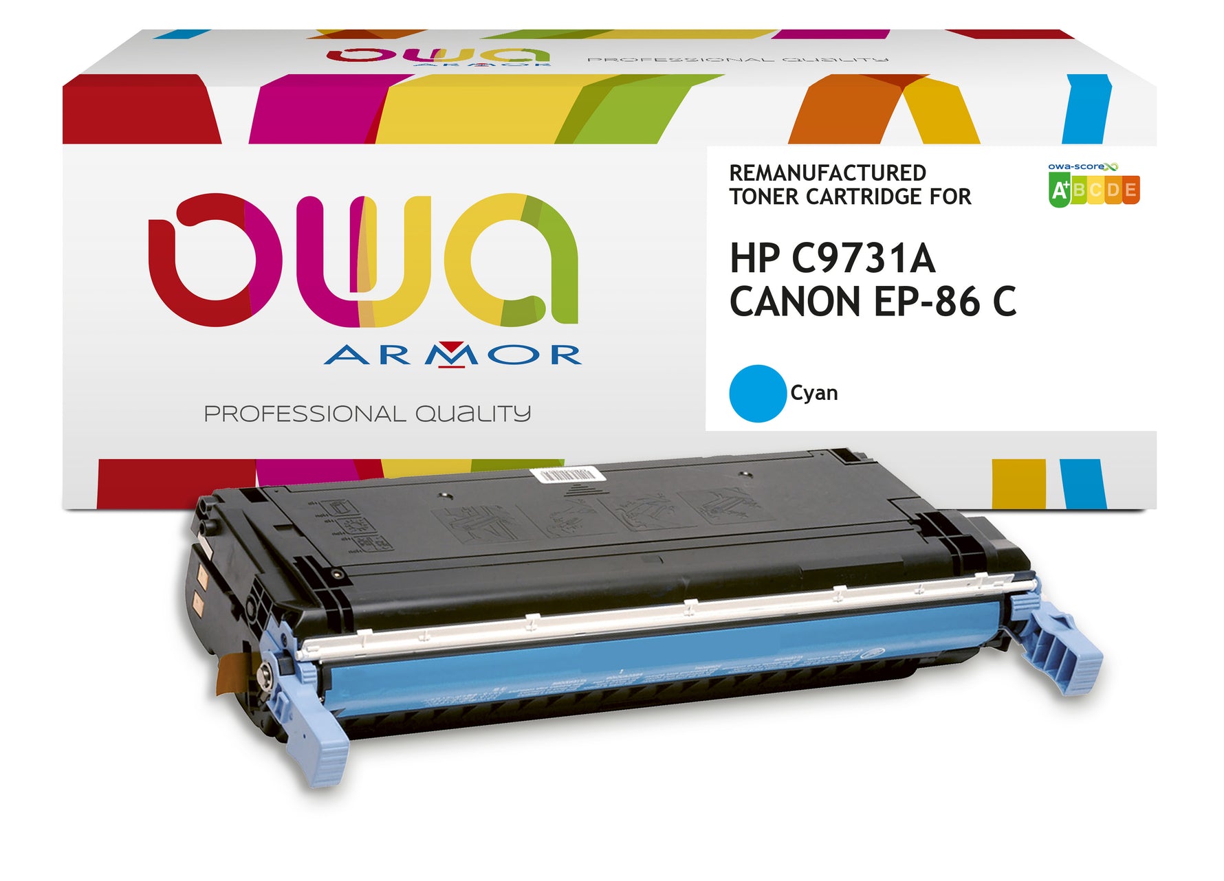 Hp Hp C9731a, Canon Ep-86 C - Remanufactured Toner Owa - Cyan