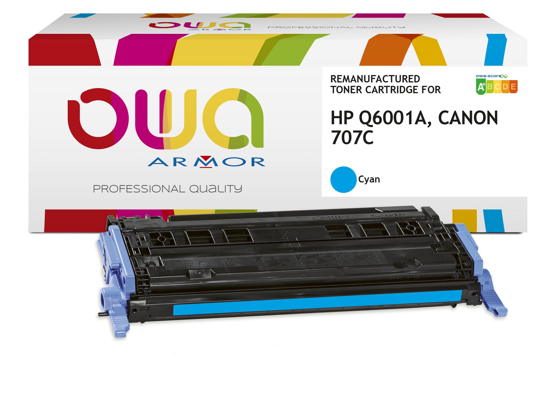 Hp Hp Q6001a, Canon 707C - Remanufactured Toner Owa - Cyan