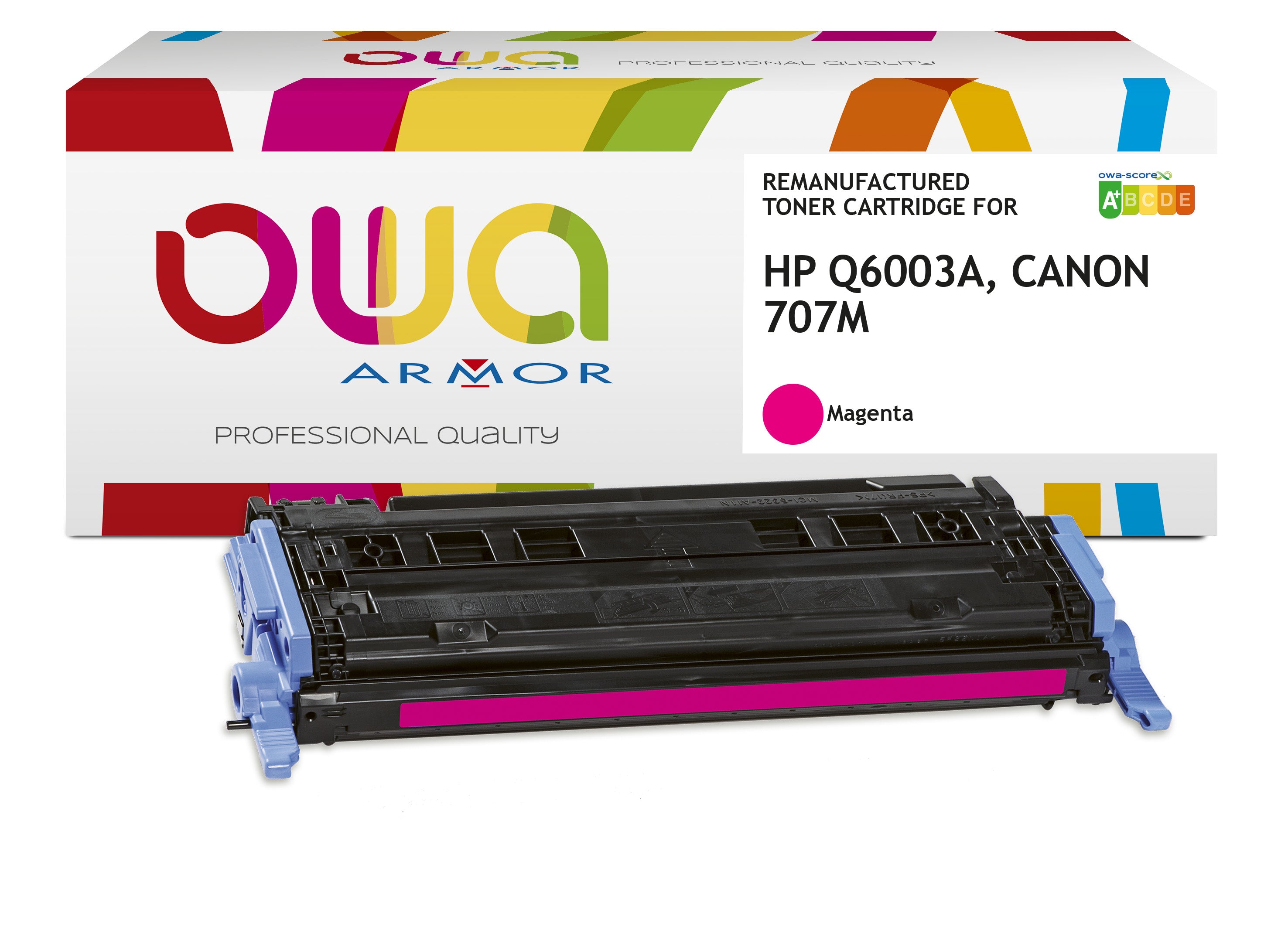 Hp Hp Q6003a, Canon 707M - Remanufactured Toner Owa - Magenta