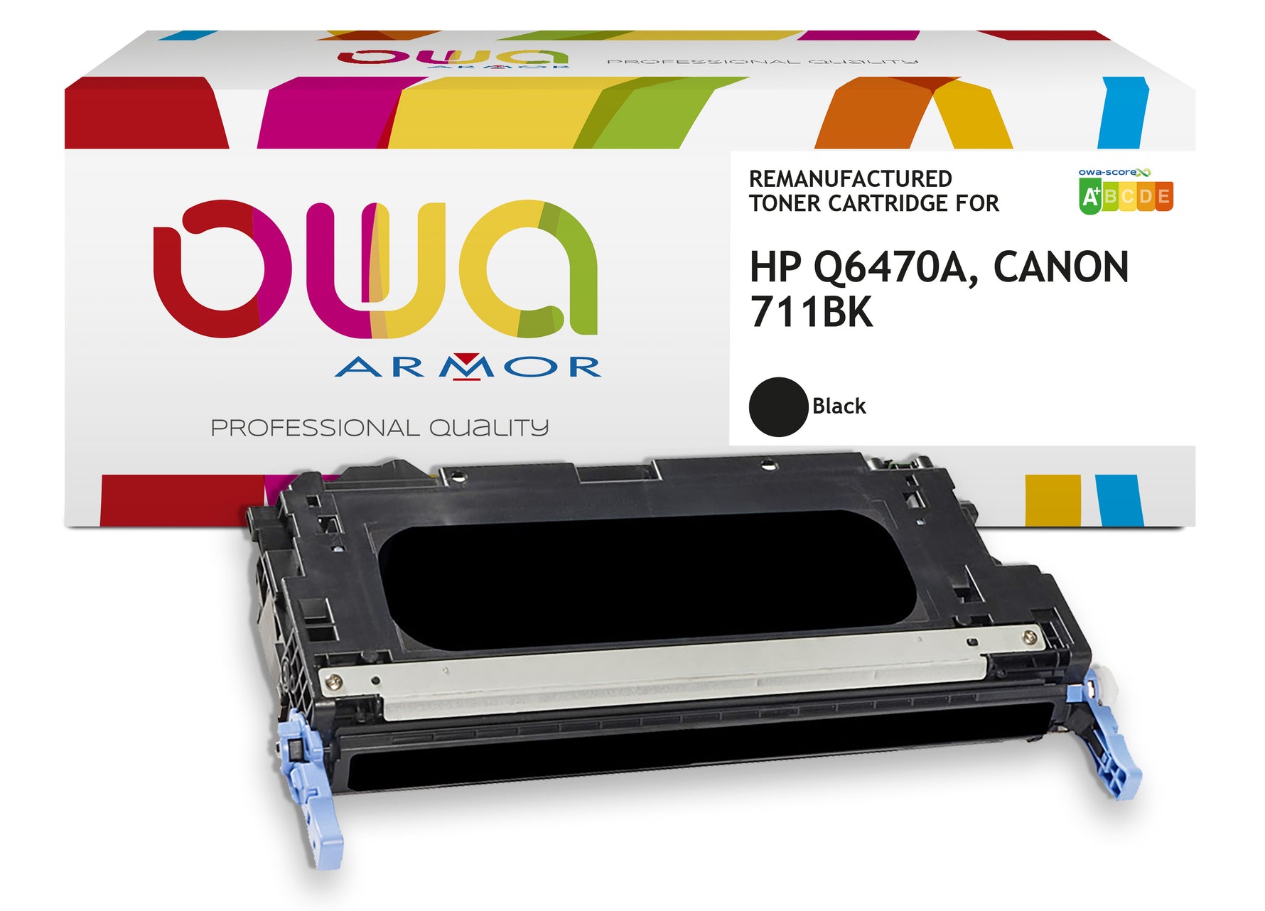 Hp Hp Q6470a, Canon 711Bk - Remanufactured Toner Owa - Black