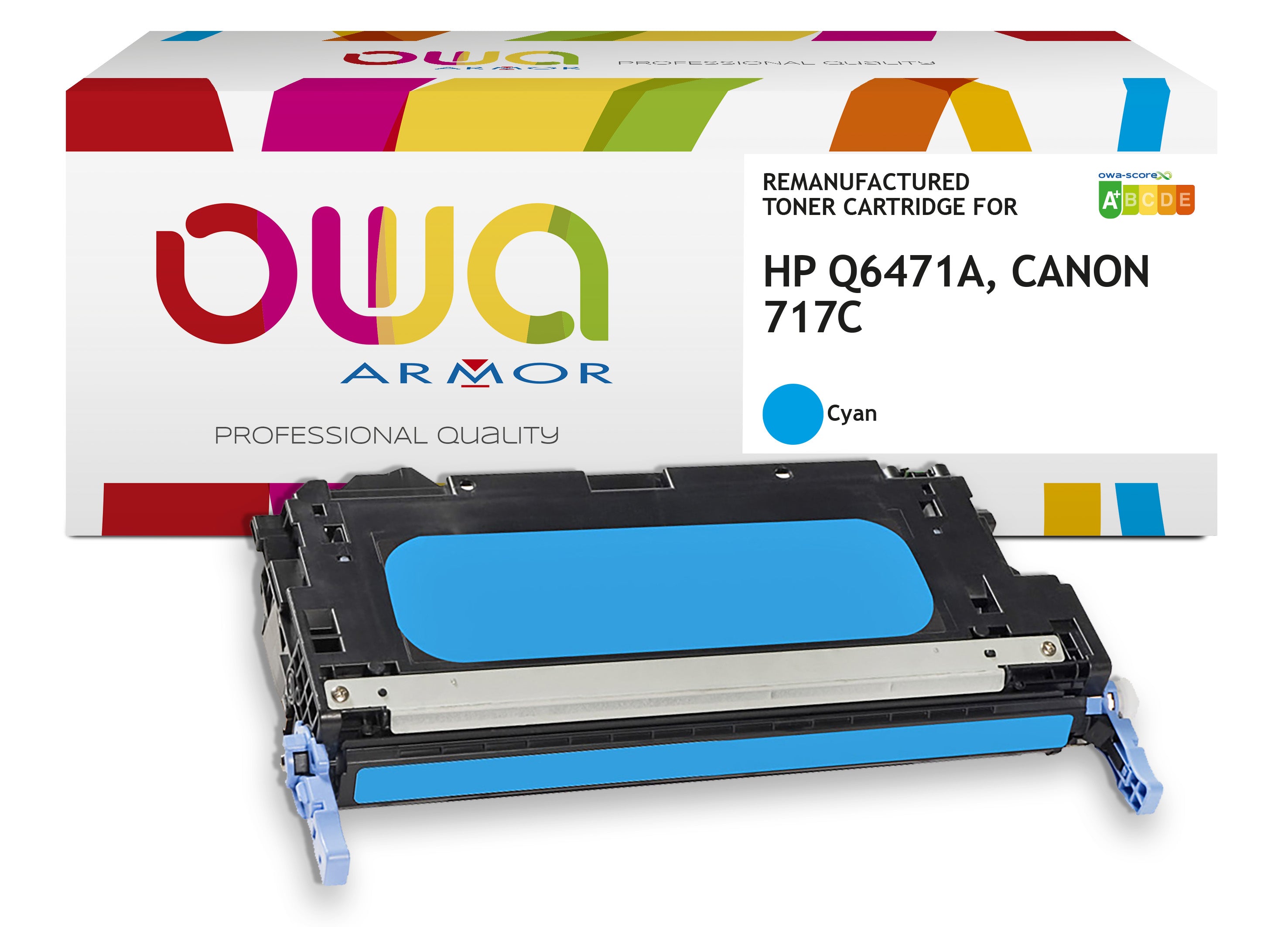 Hp Hp Q6471a, Canon 717C - Remanufactured Toner Owa - Cyan