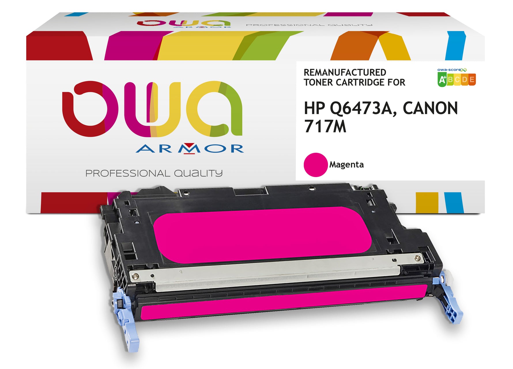 Hp Hp Q6473a, Canon 717M - Remanufactured Toner Owa - Magenta