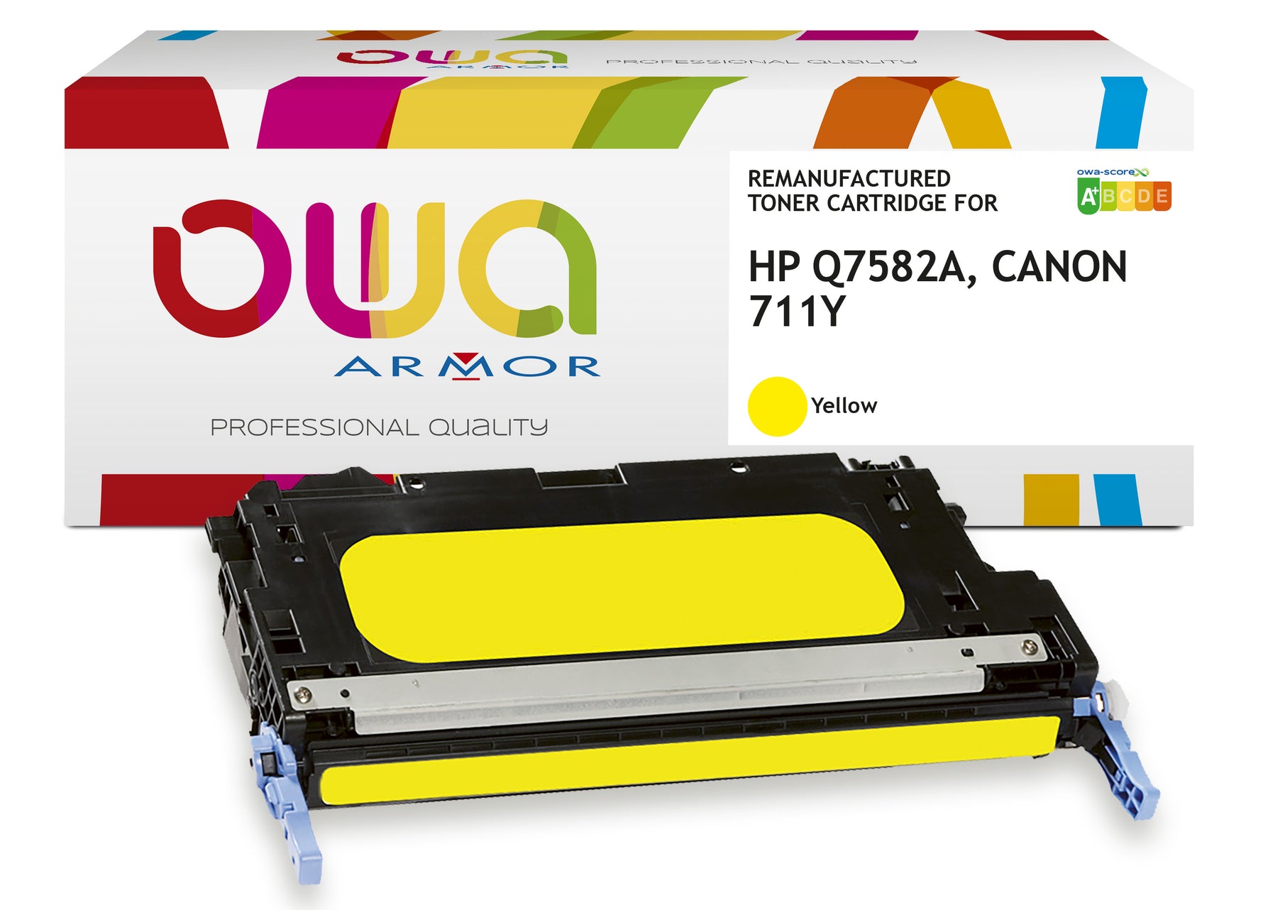 Hp Hp Q7582a, Canon 711Y - Remanufactured Toner Owa - Yellow