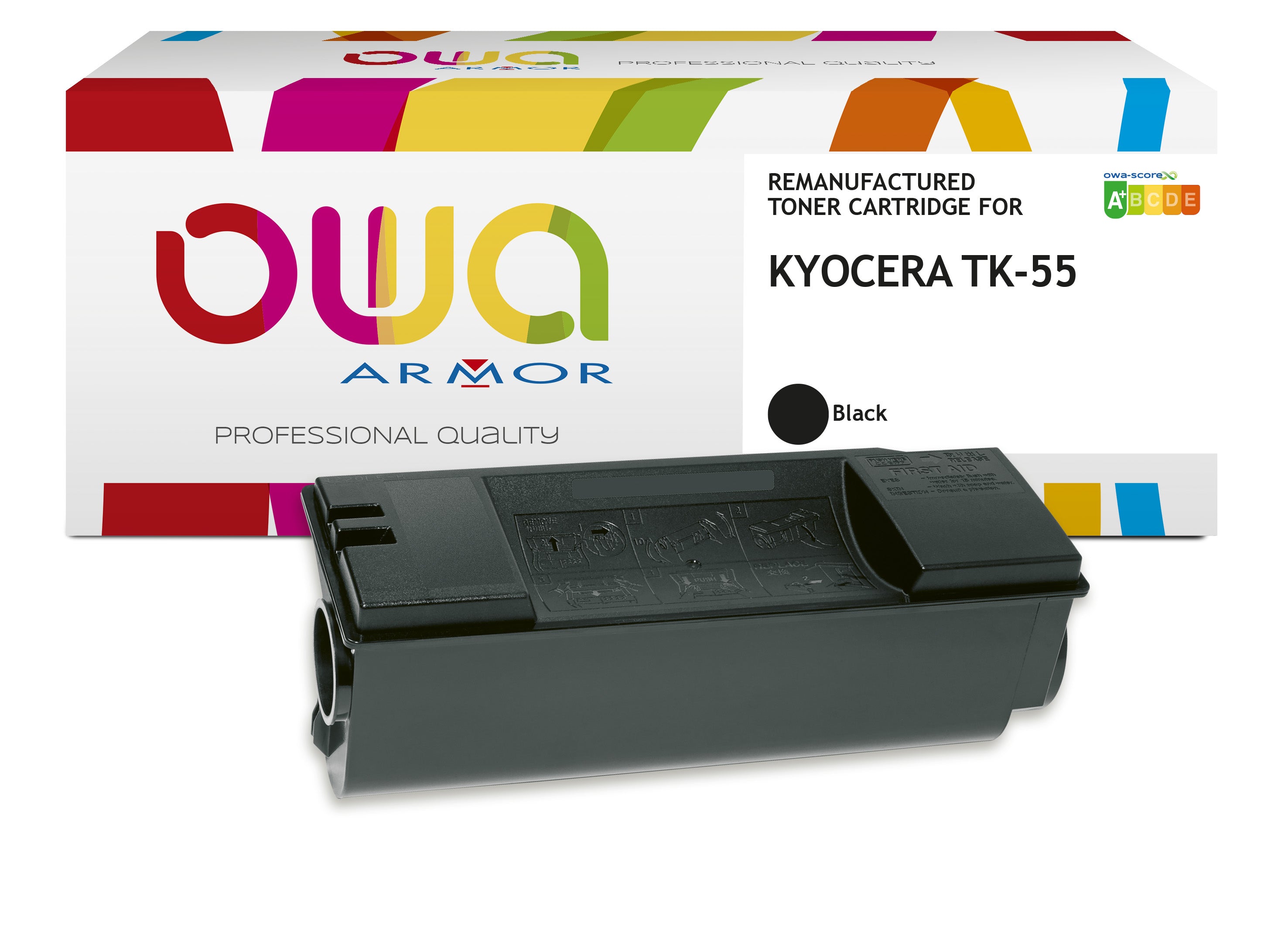 Kyocera Kyocera Tk-55 - Remanufactured Toner Owa - Black