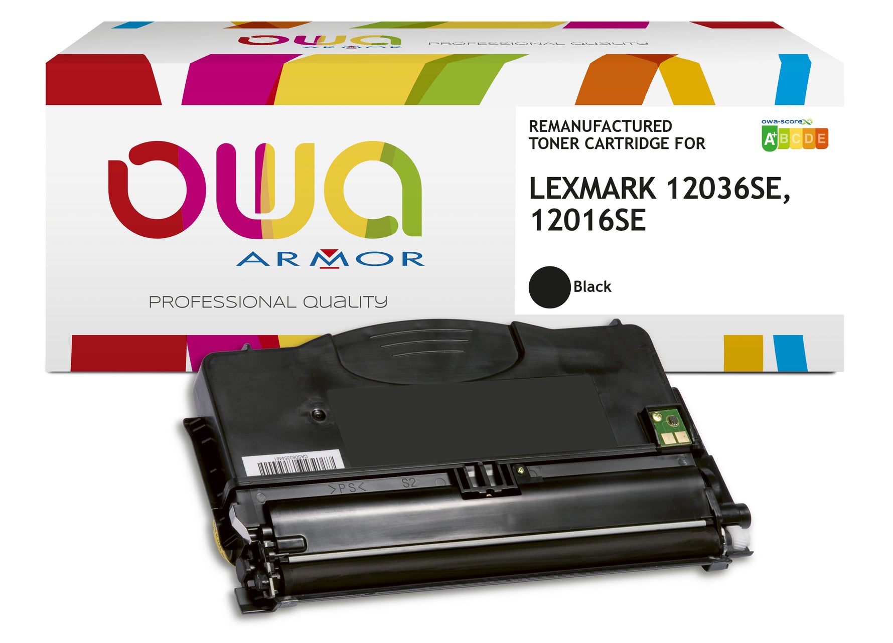 Lexmark Lexmark 12036Se, 12016Se - Remanufactured Toner Owa - Black