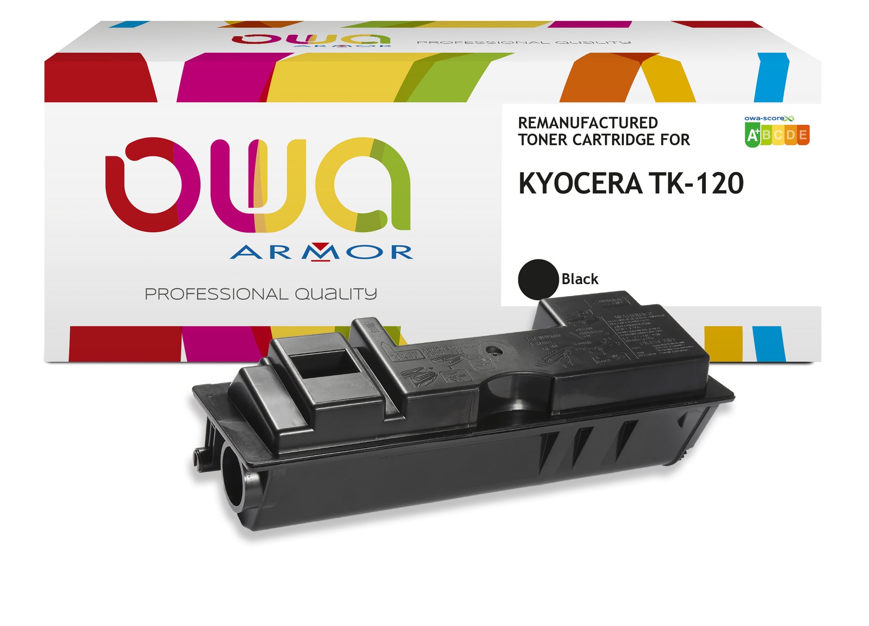 Kyocera Kyocera Tk-120 - Remanufactured Toner Owa - Black