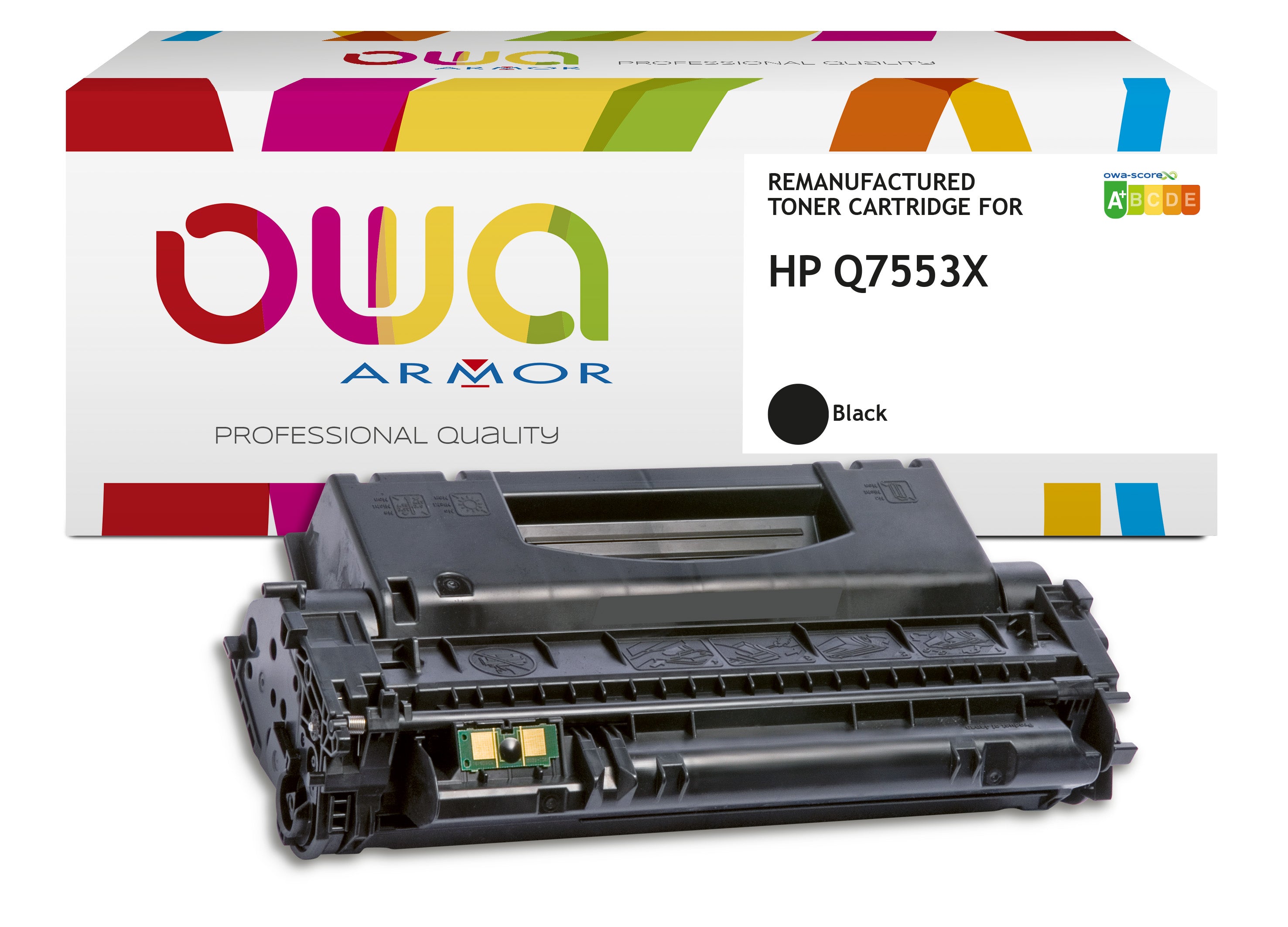 Hp Hp Q7553x - Remanufactured Toner Owa - High Capacity - Black