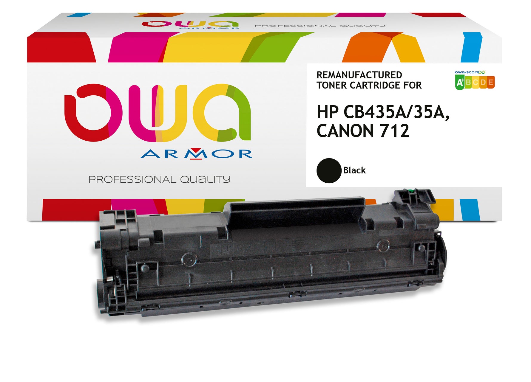 Hp Hp Cb435a, Canon 712 - Remanufactured Toner Owa - Black