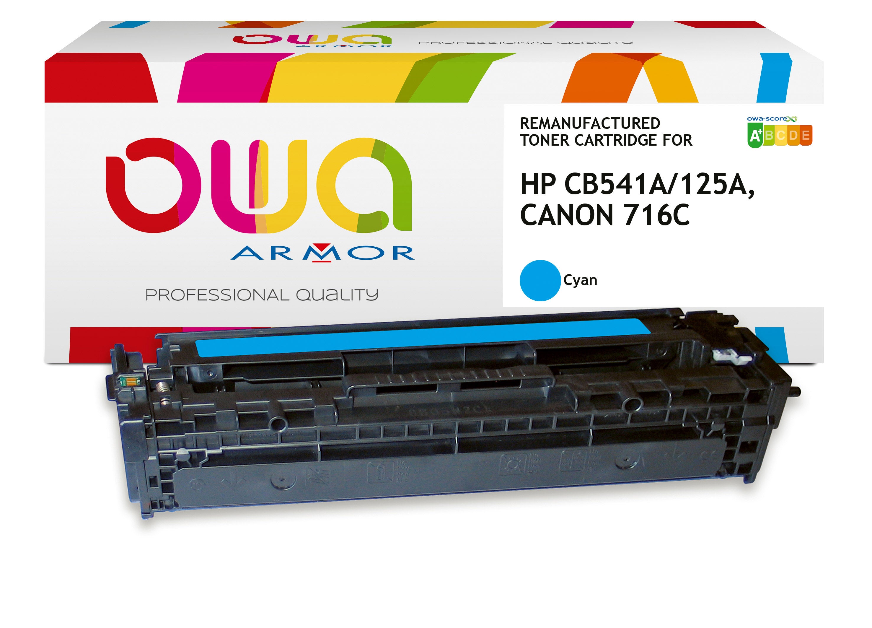 Hp Canon 716C, Hp Cb541a - Remanufactured Toner Owa - Cyan