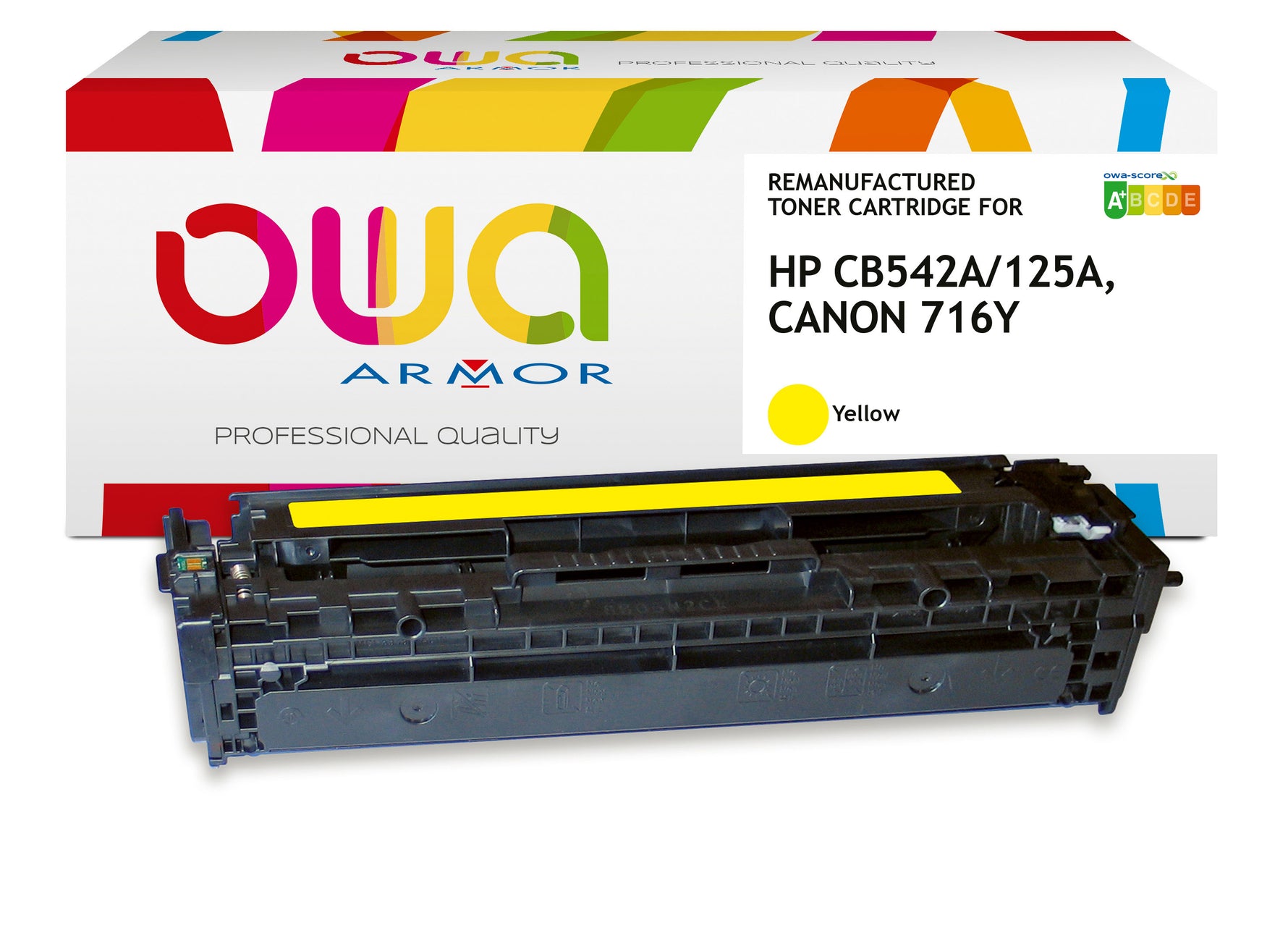Hp Canon 716Y, Hp Cb542a - Remanufactured Toner Owa - Yellow