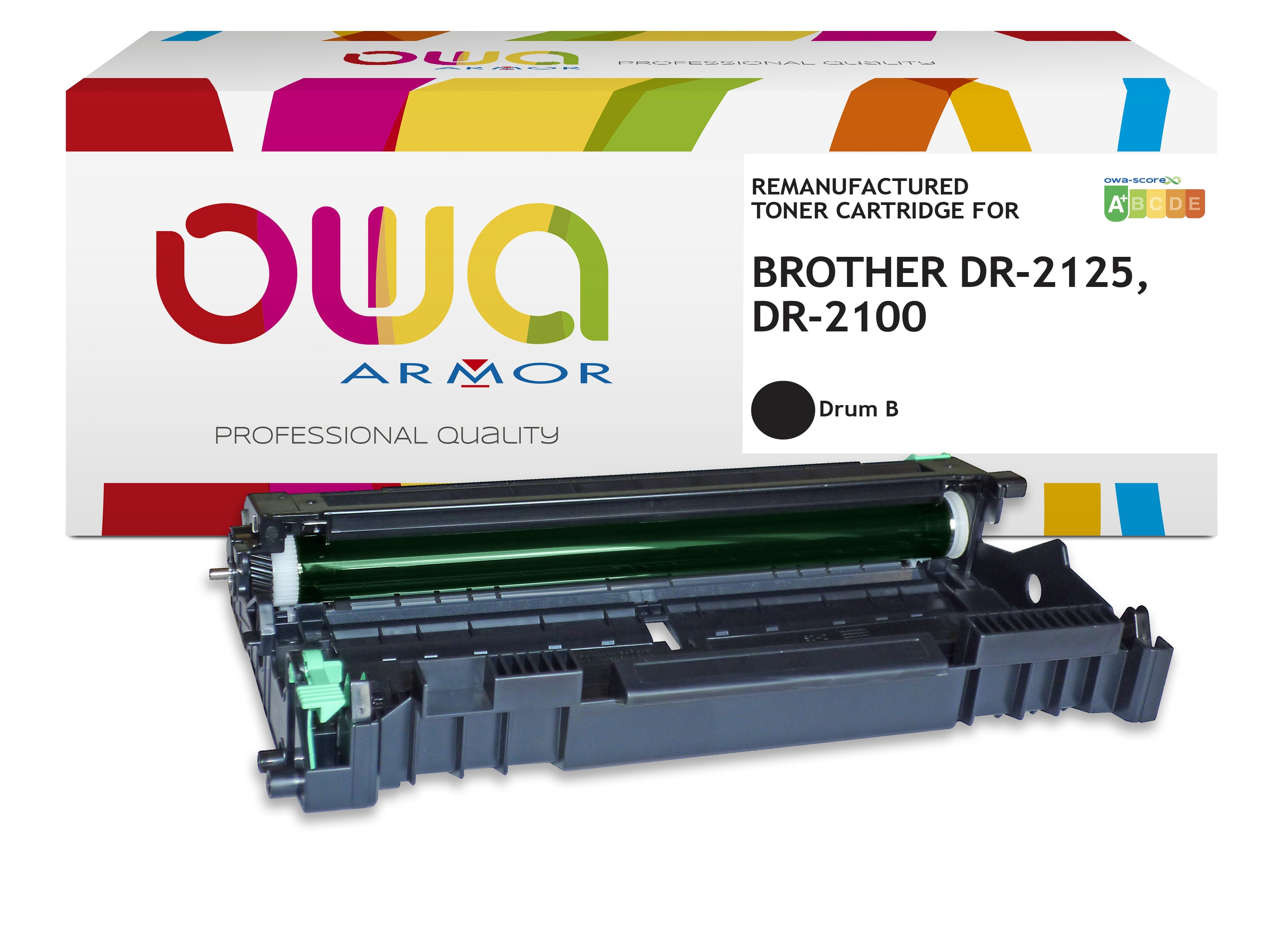Brother Brother Dr-2100 - Remanufactured Drum Owa - Black