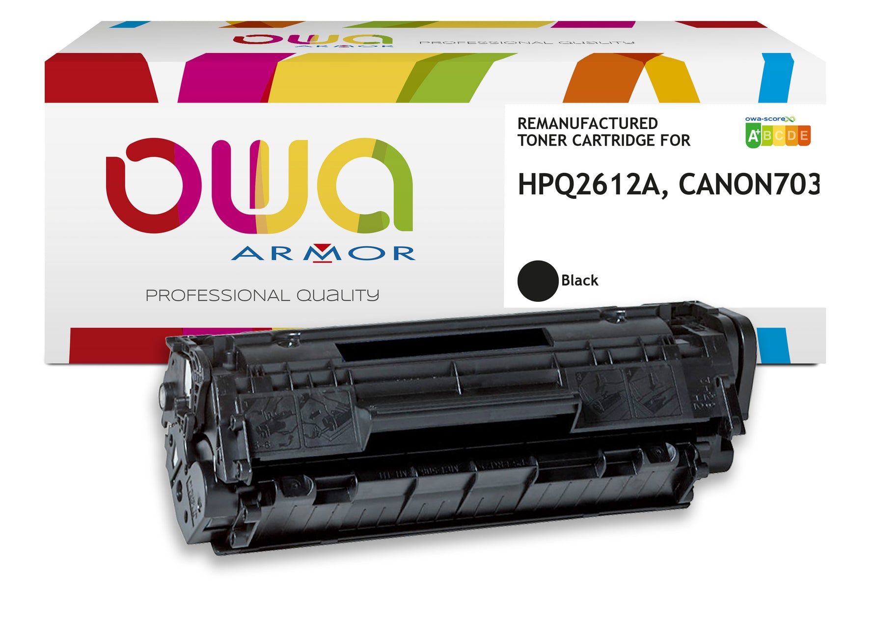 Hp Hp Q2612a, Canon 703 Jumbo - Remanufactured Toner Owa - Extra High Capacity - Black