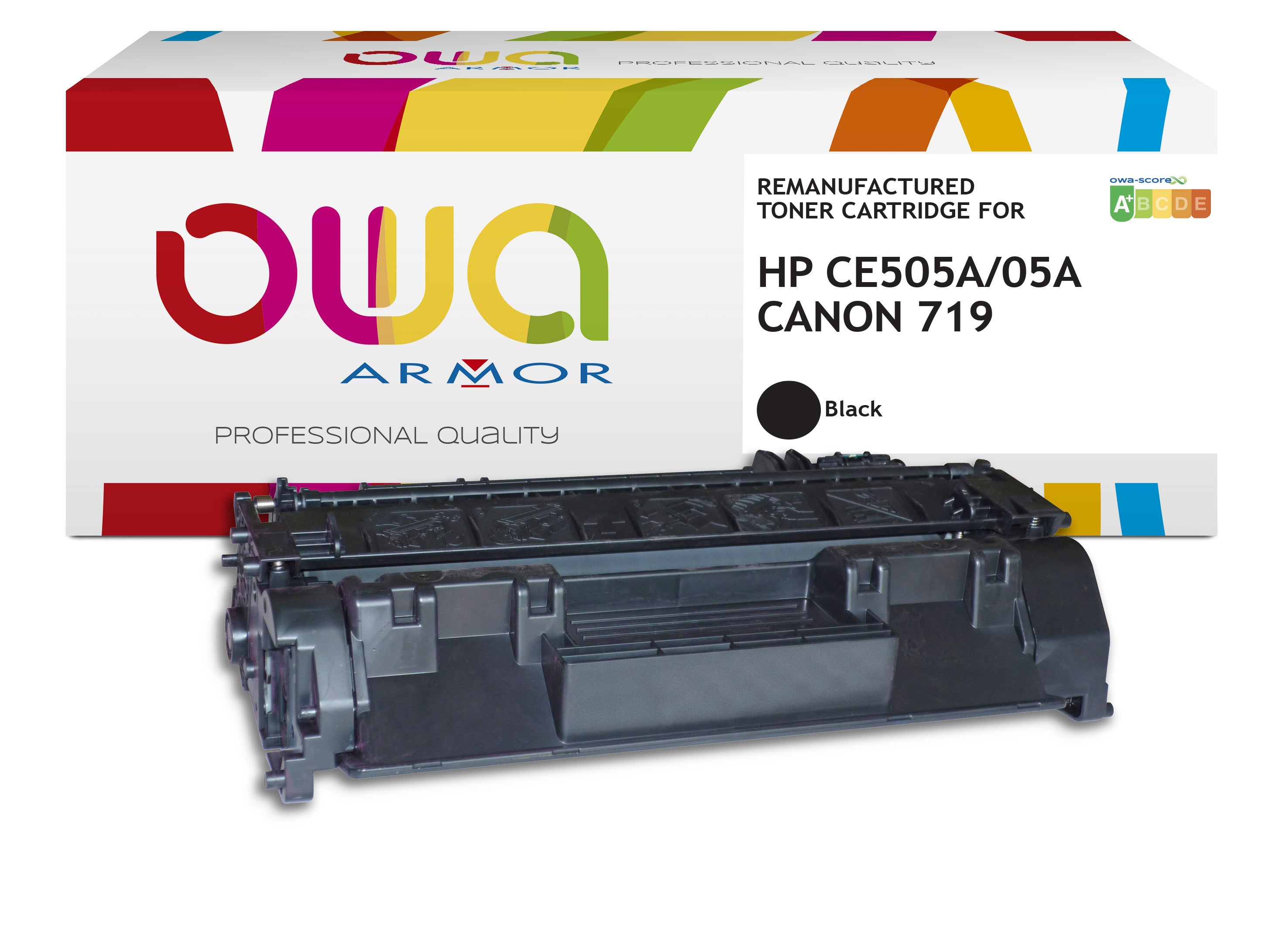 Hp Hp Ce505a, Canon 719 - Remanufactured Toner Owa - Black