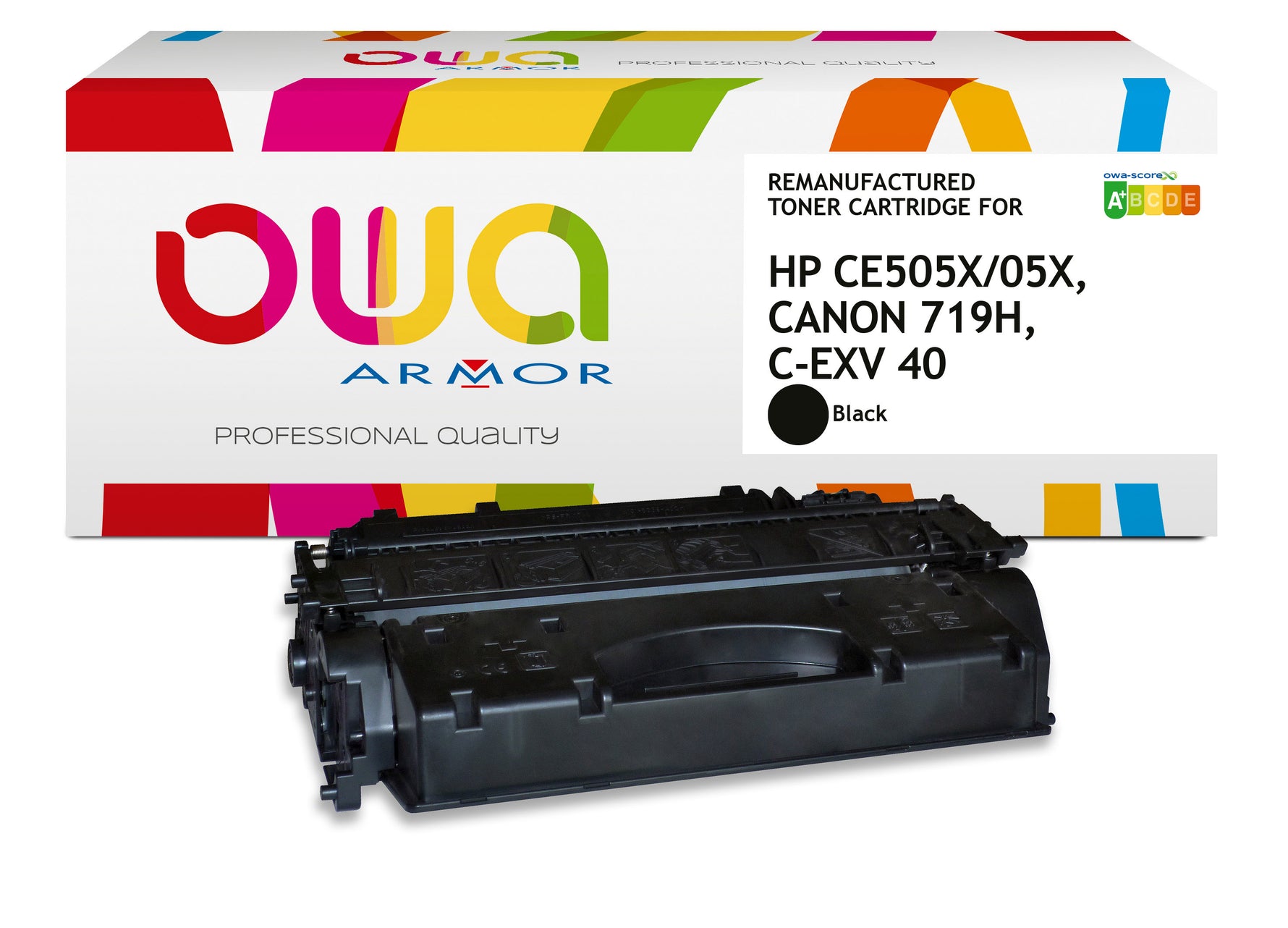 Hp Hp Ce505x, Canon 719H - Remanufactured Toner Owa - High Capacity - Black