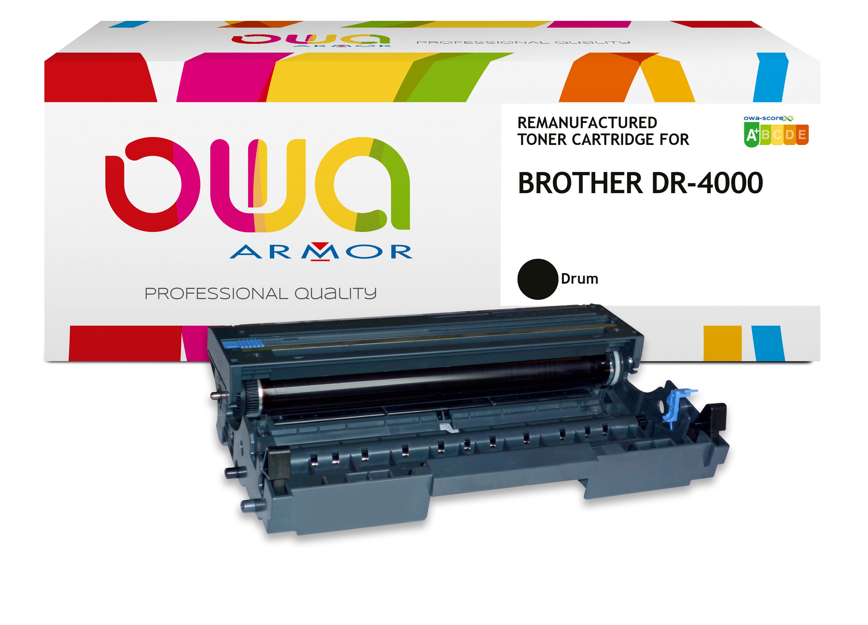 Brother Brother Dr-4000 - Remanufactured Drum Owa - Black