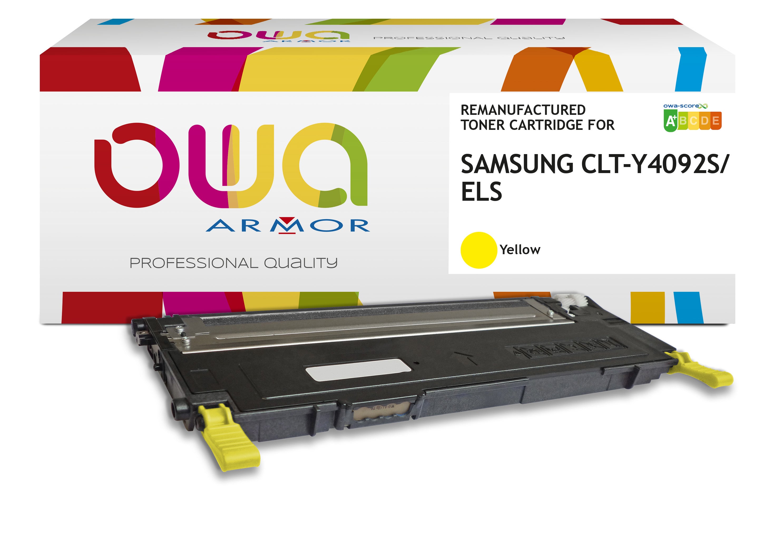 Samsung Samsung Clt-Y4092s/Els - Remanufactured Toner Owa - Yellow