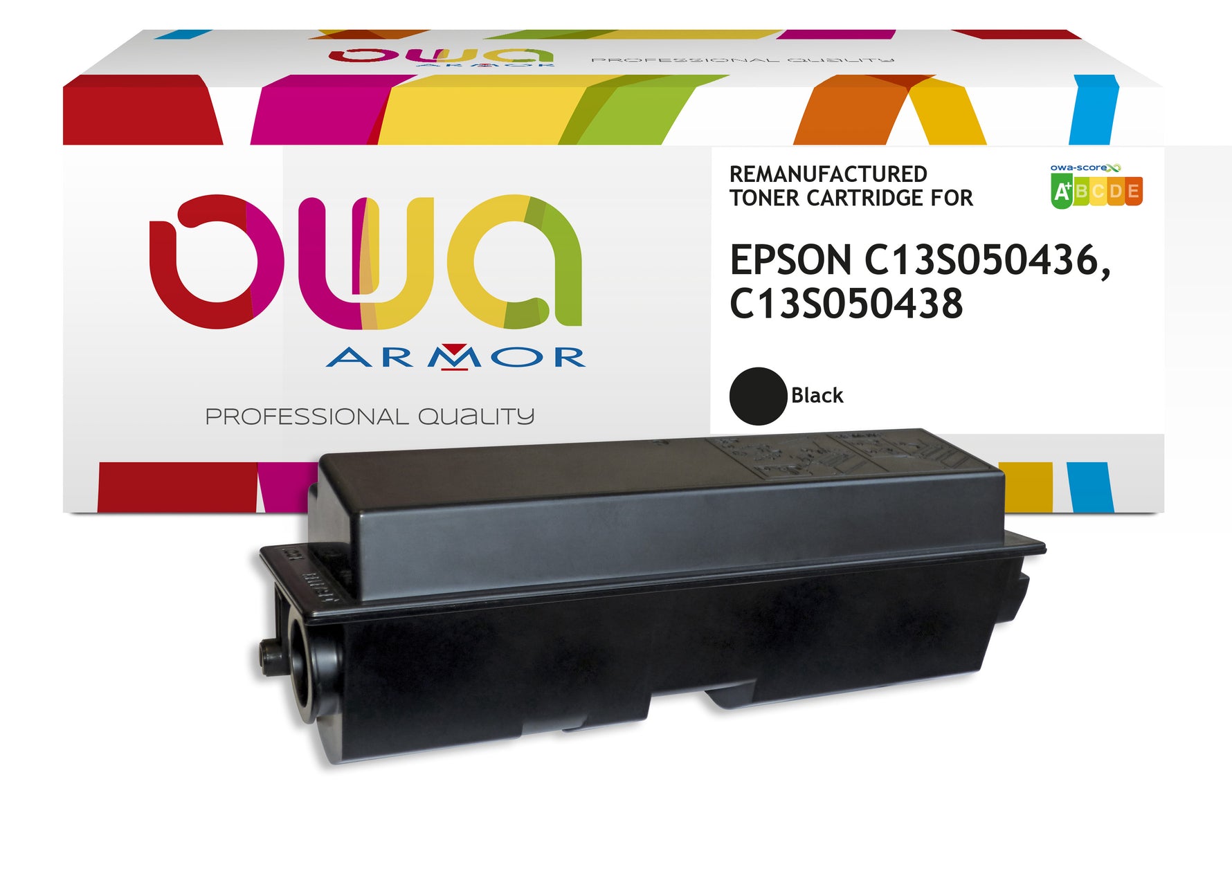 Epson Epson C13s050436, C13s050438 - Remanufactured Toner Owa - Black