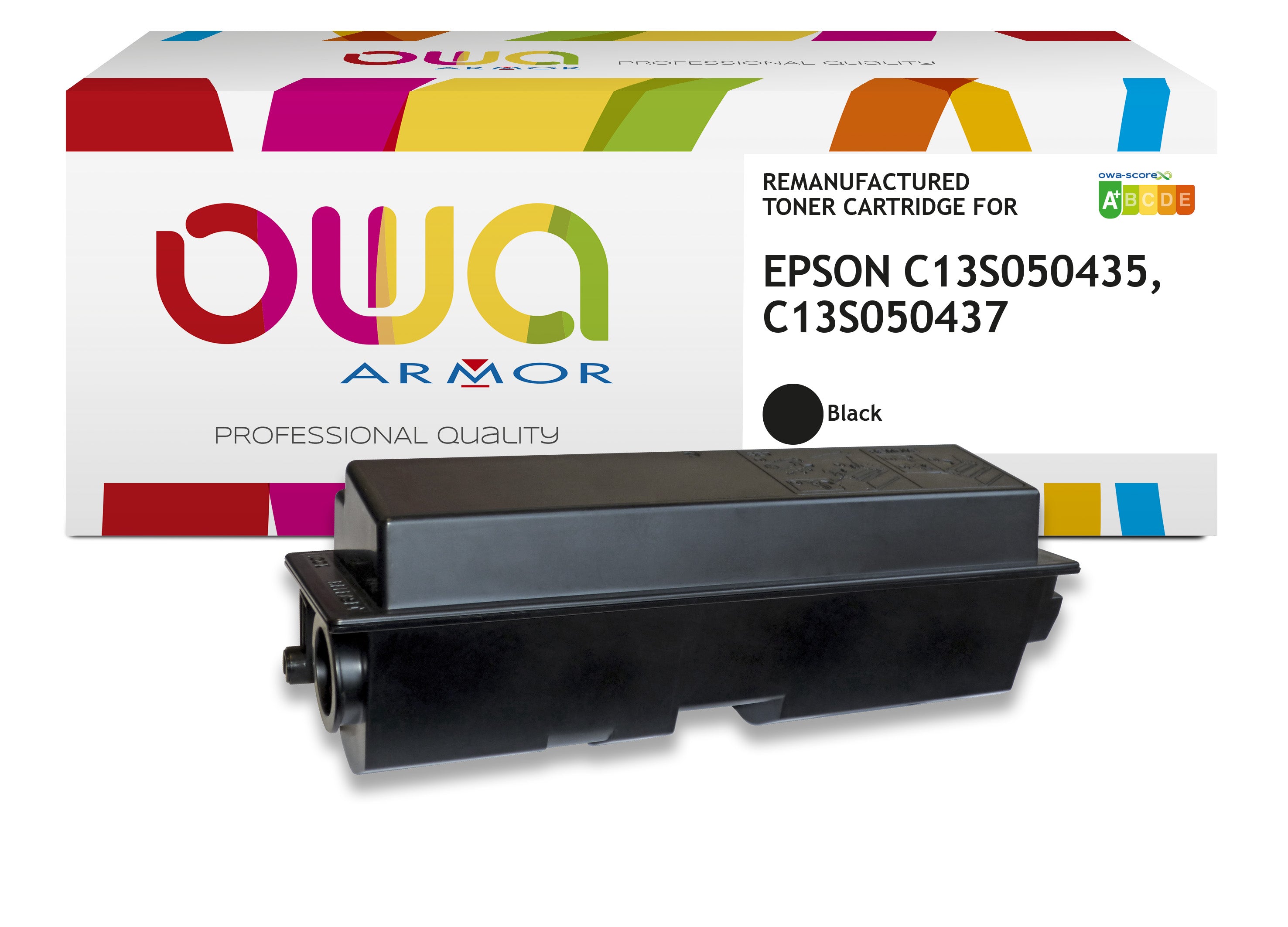 Epson Epson C13s050435, C13s050437 - Remanufactured Toner Owa - High Capacity - Black