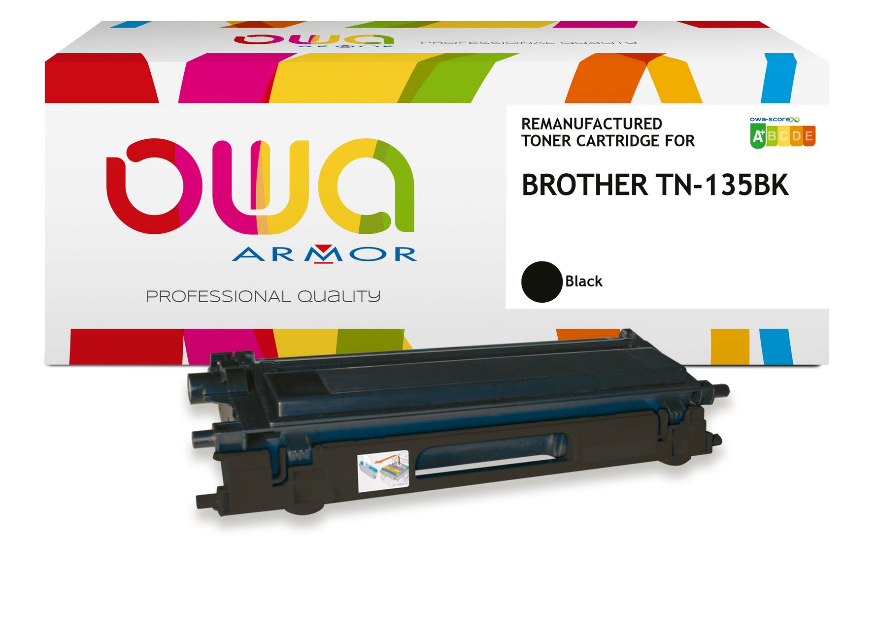 Brother Brother Tn-135Bk - Remanufactured Toner Owa - High Capacity - Black
