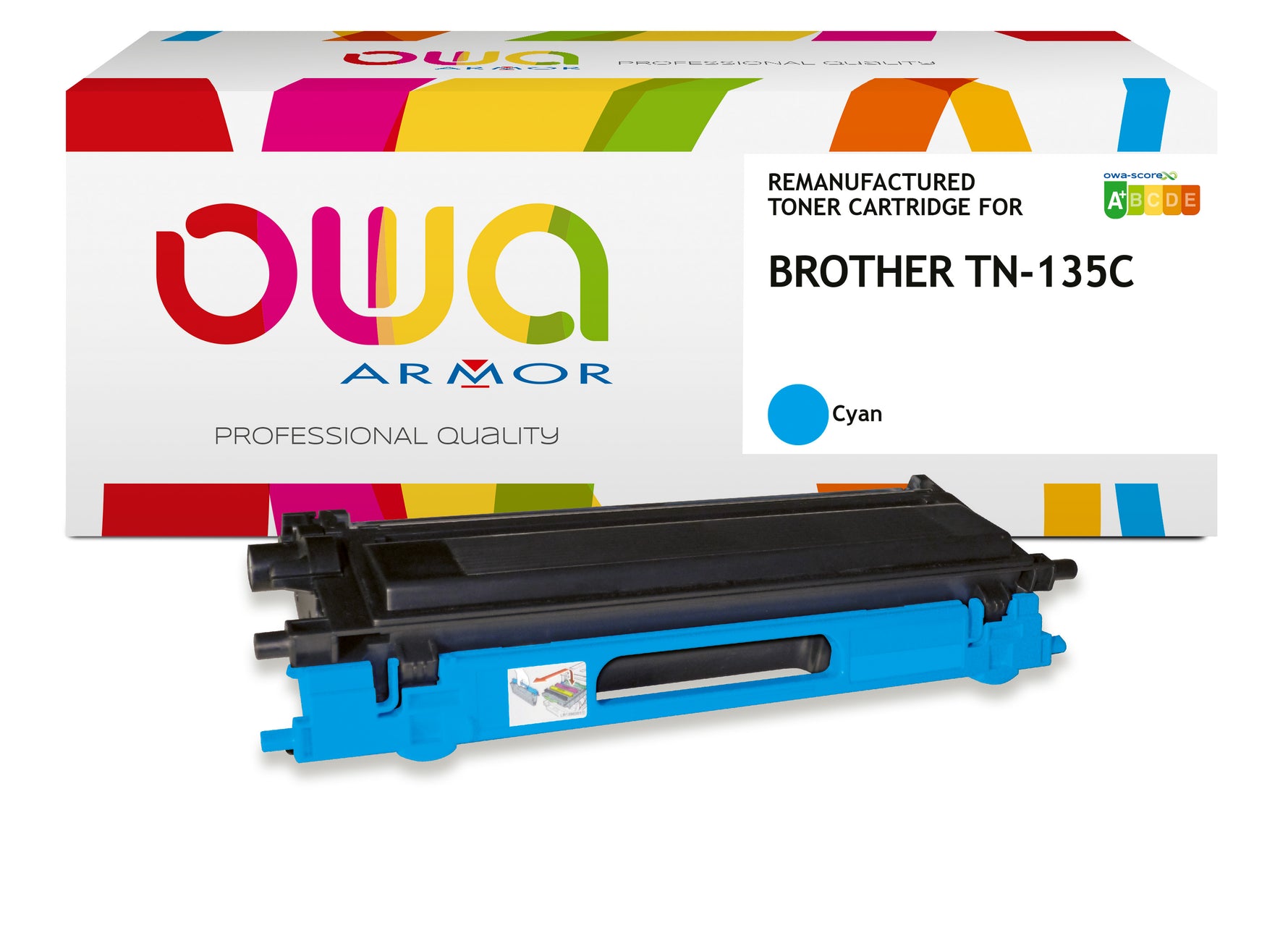 Brother Brother Tn-135C - Remanufactured Toner Owa - High Capacity - Cyan