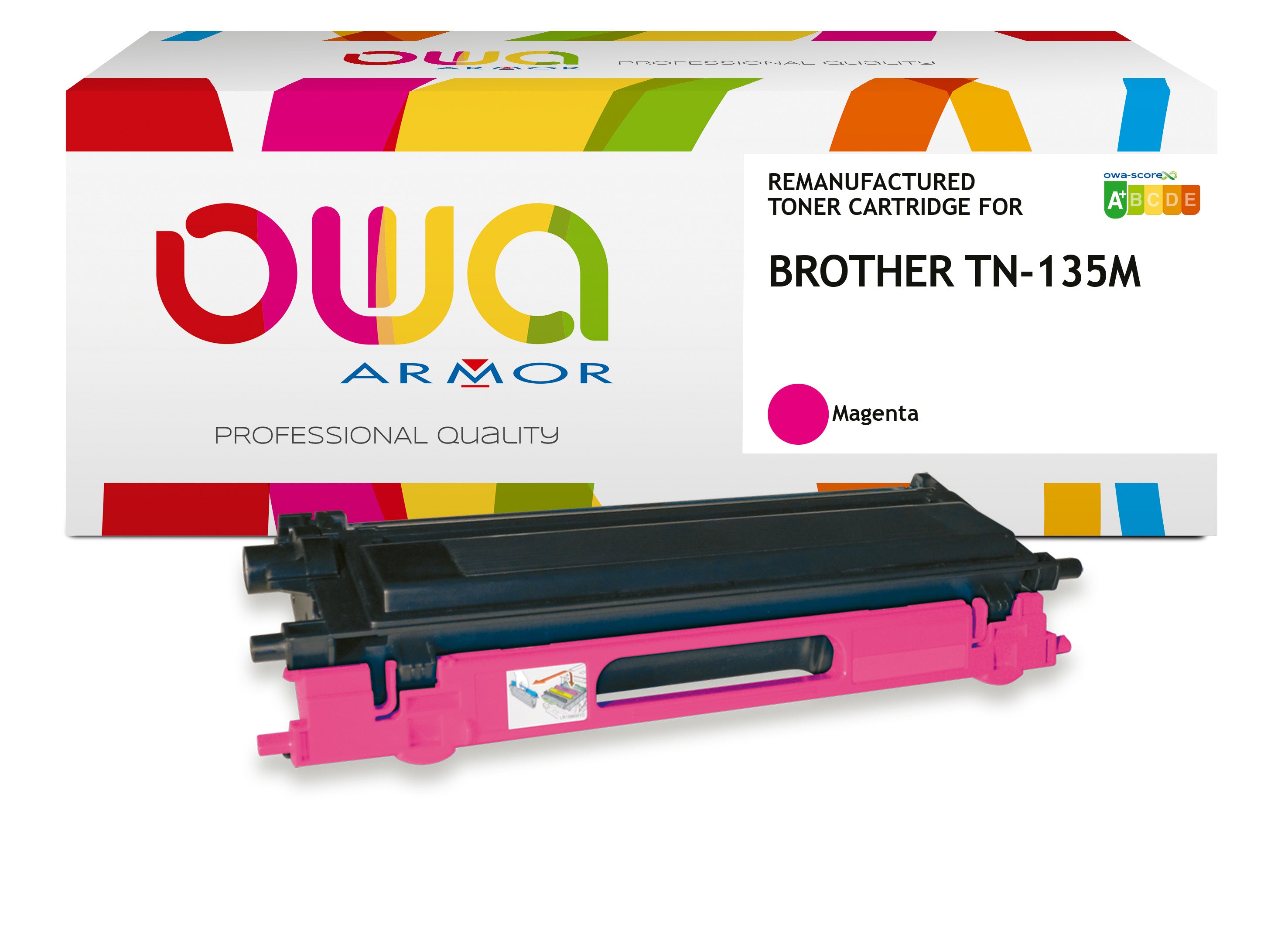 Brother Brother Tn-135M - Remanufactured Toner Owa - High Capacity - Magenta