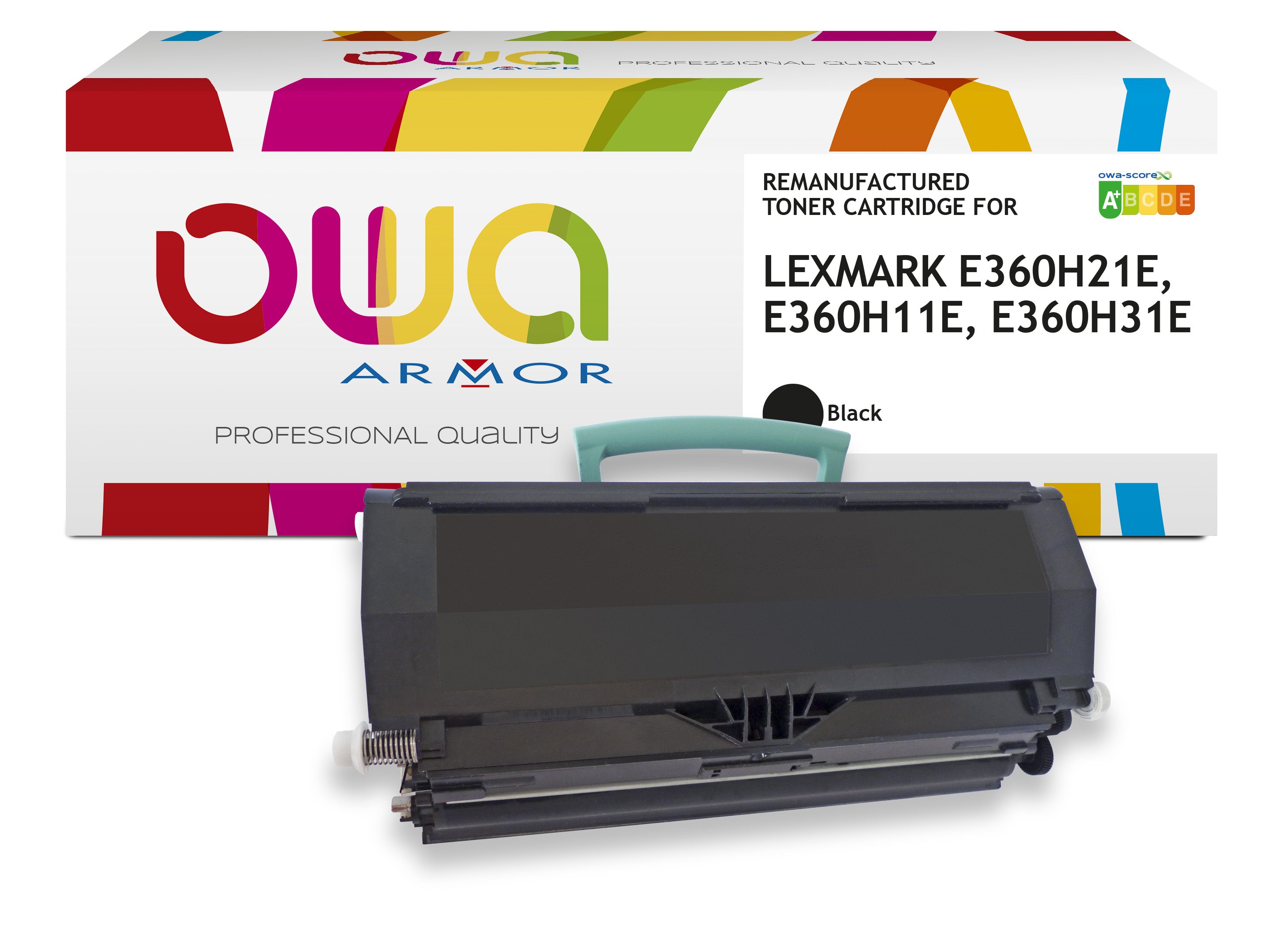 Lexmark Lexmark E360h21e, E360h11e, E360h31e - Remanufactured Toner Owa - High Capacity - Black