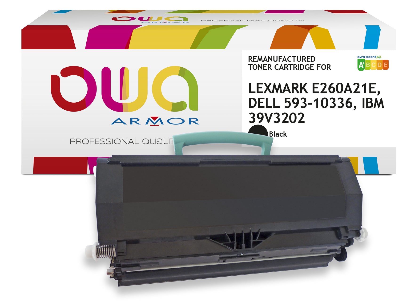 Lexmark Lexmark E260a21e, Dell 593-10336, Ibm 39V3202, 39V3713, Olivetti B0960 - Remanufactured Toner Owa -