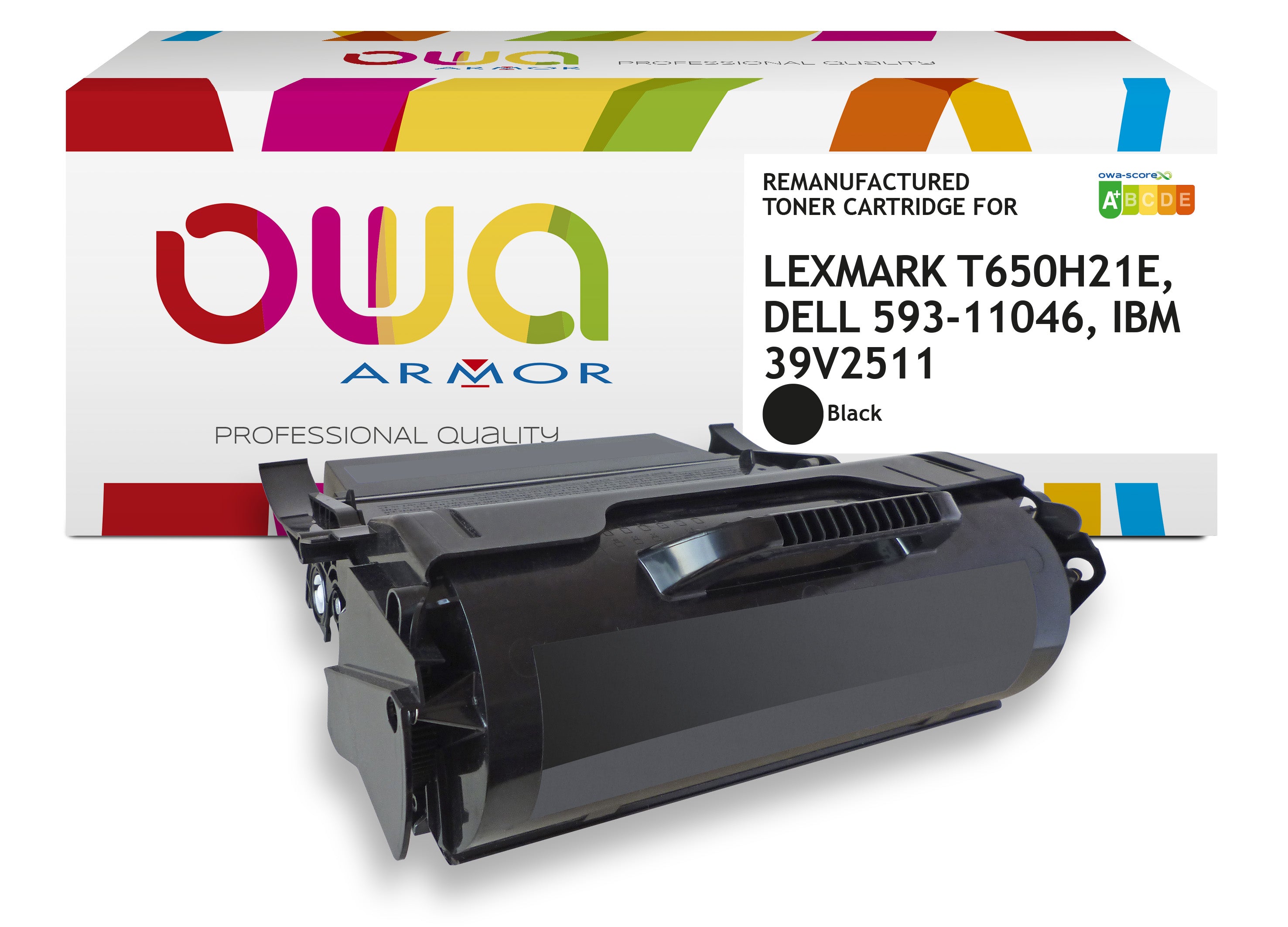 Lexmark Lexmark T650h21e, Dell 593-11046, Ibm 39V2511, Toshiba 6B000000475 - Remanufactured Toner Owa - High