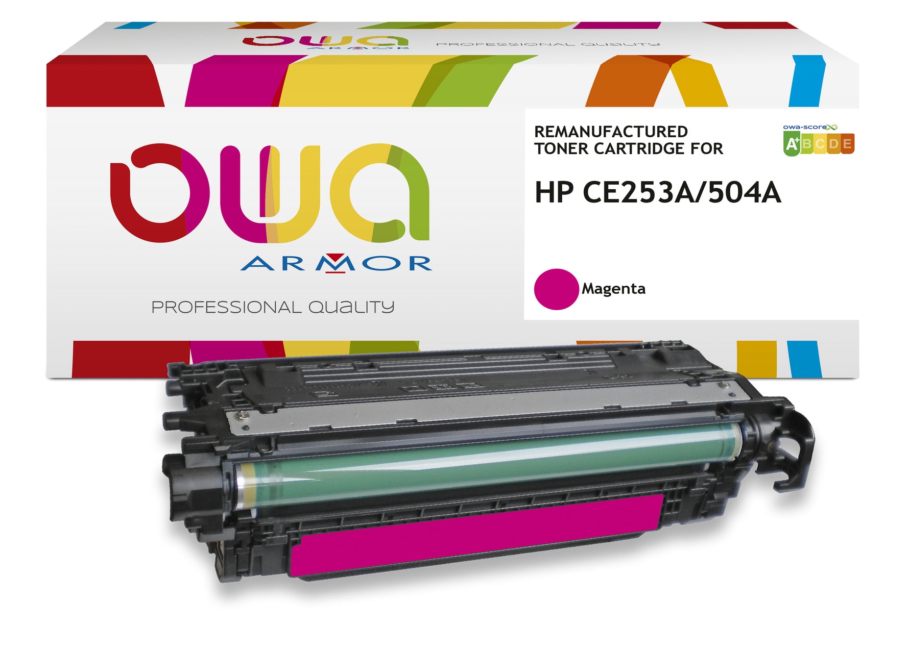 Hp Canon 723M, Hp Ce253a - Remanufactured Toner Owa - Magenta