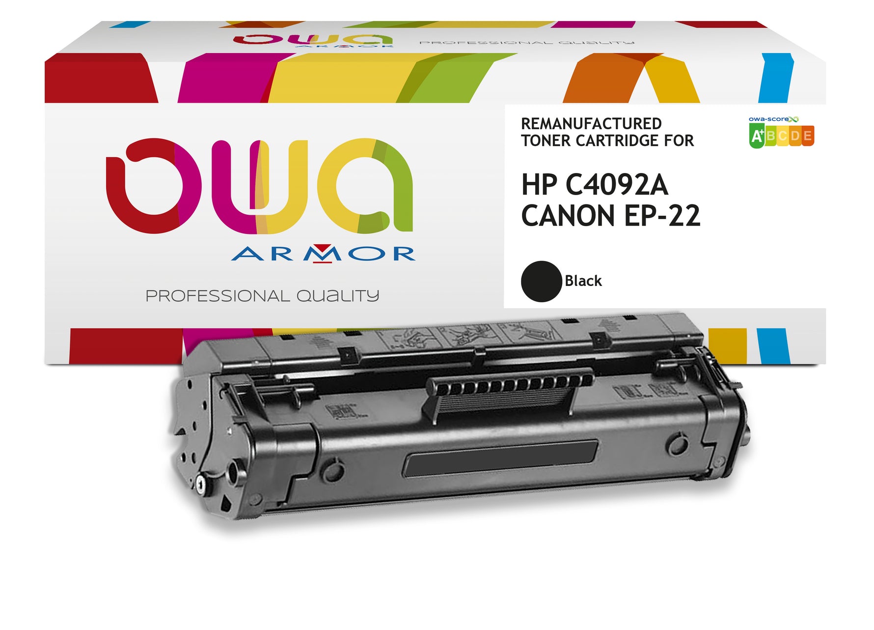 Hp Hp C4092a, Canon Ep-22 - Remanufactured Toner Owa - Extra High Capacity - Black