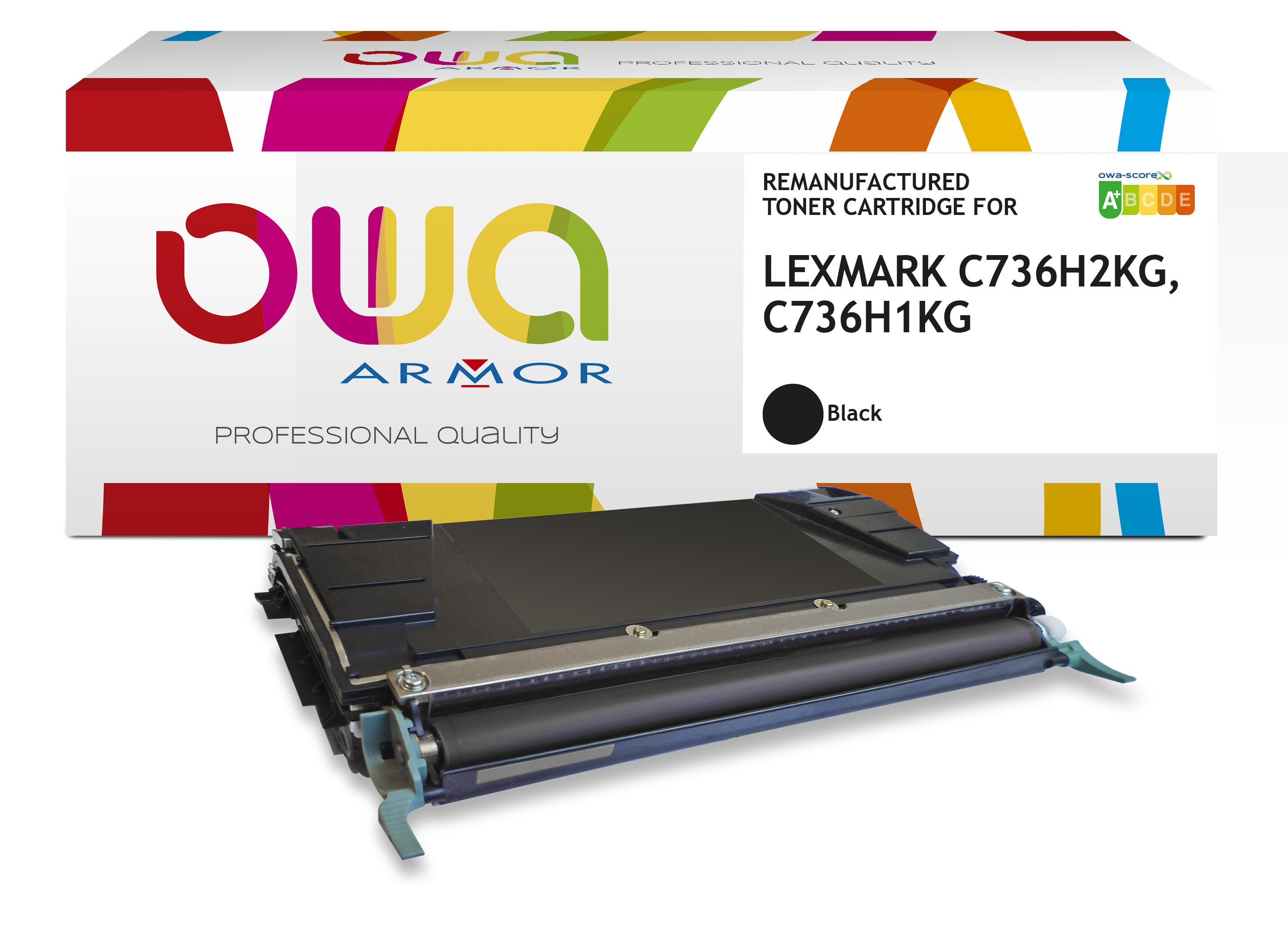 Lexmark Lexmark C736h1kg, Lexmark C736h2kg - Remanufactured Toner Owa - High Capacity - Black