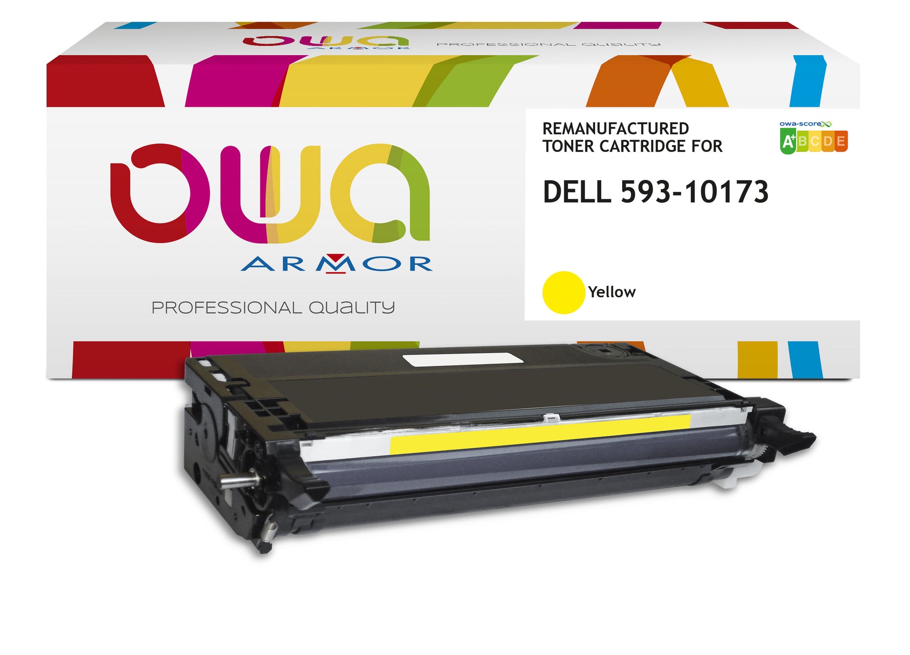Dell Dell 593-10173 - Remanufactured Toner Owa - High Capacity - Yellow