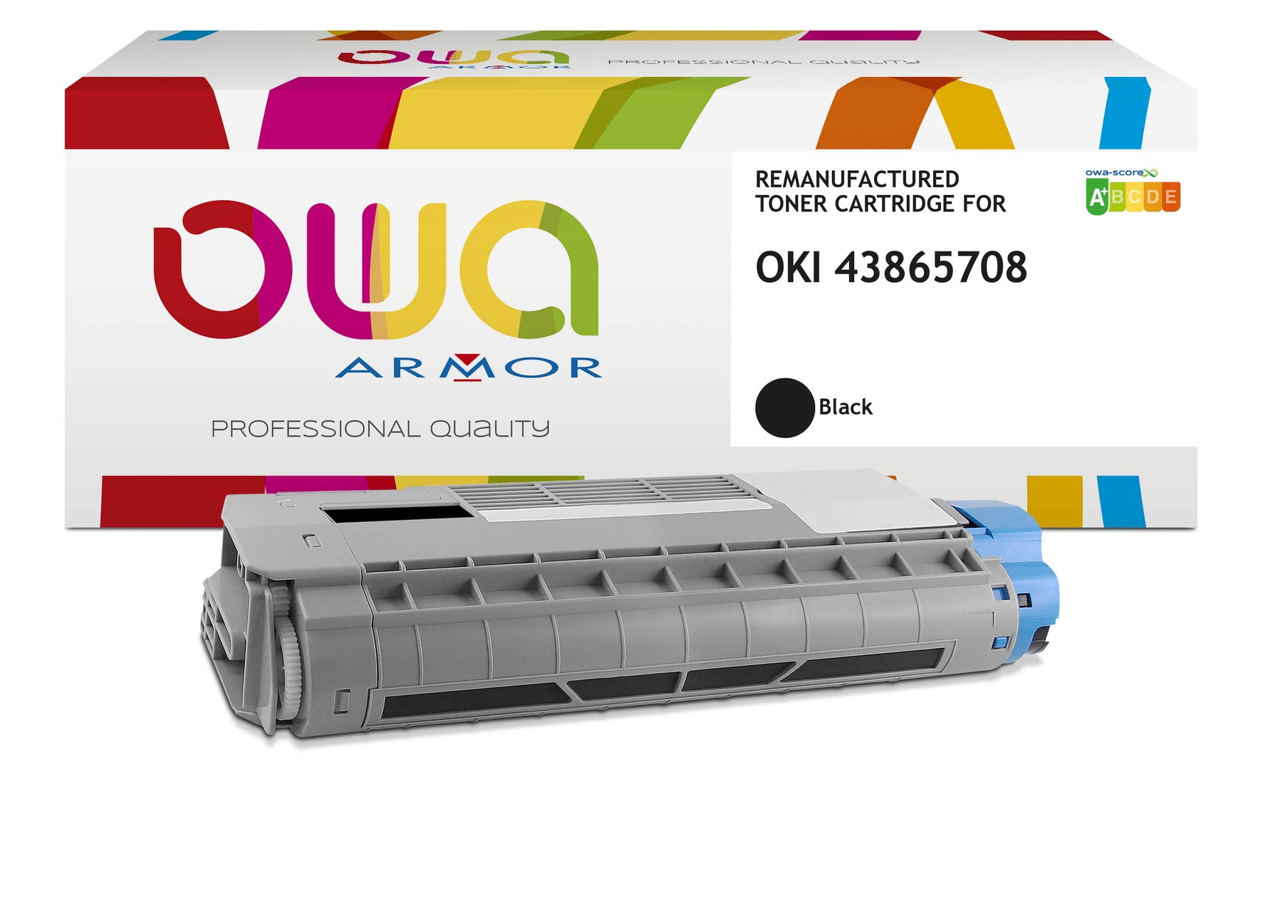 Oki Oki 43865708 - Remanufactured Toner Owa - Black
