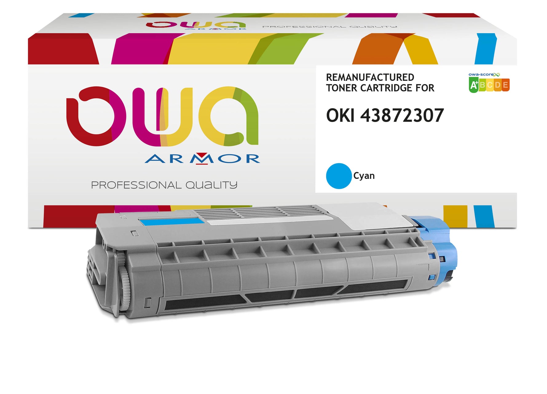 Oki Oki 43872307 - Remanufactured Toner Owa - Cyan