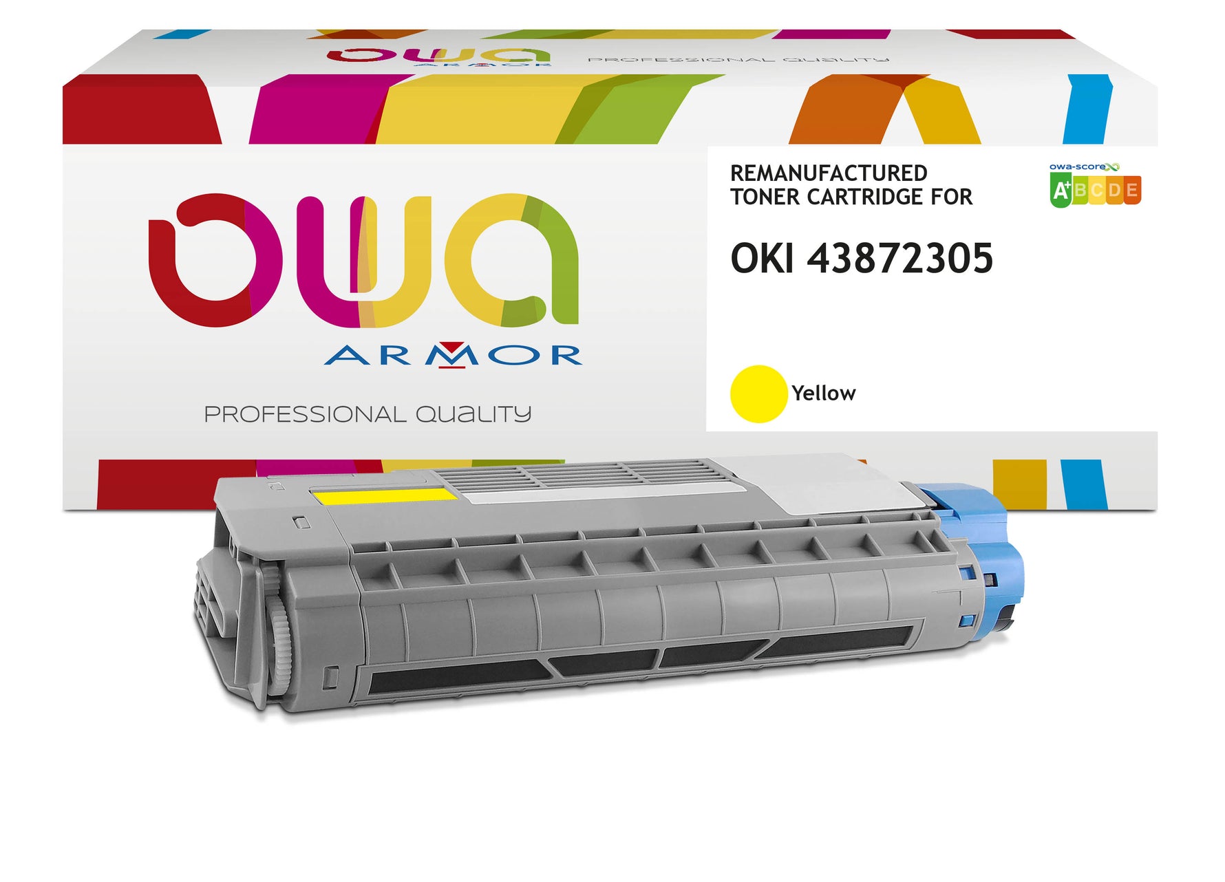 Oki Oki 43872305 - Remanufactured Toner Owa - Yellow