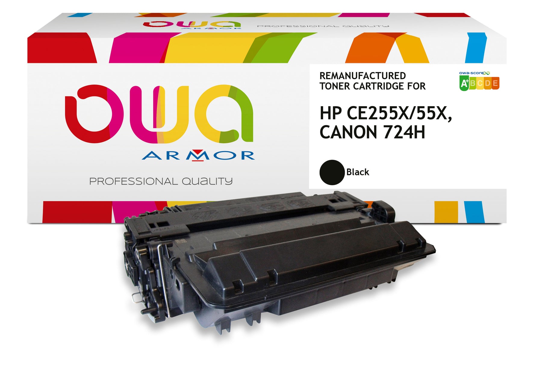 Hp Hp Ce255x, Canon 724H - Remanufactured Toner Owa - High Capacity - Black